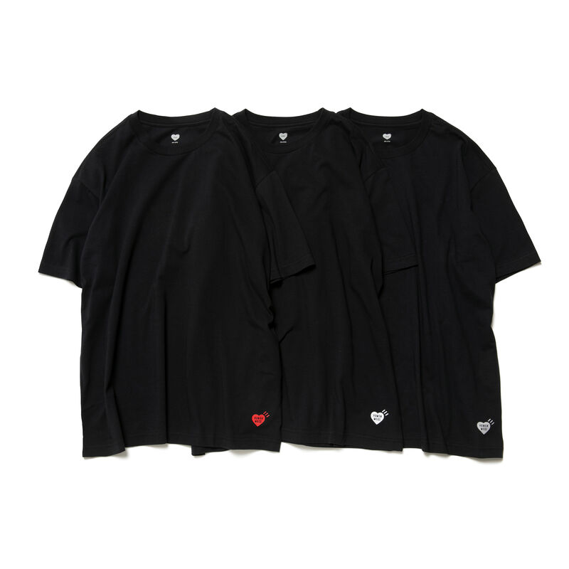 HUMAN MADE 3-PACK T-SHIRT SET