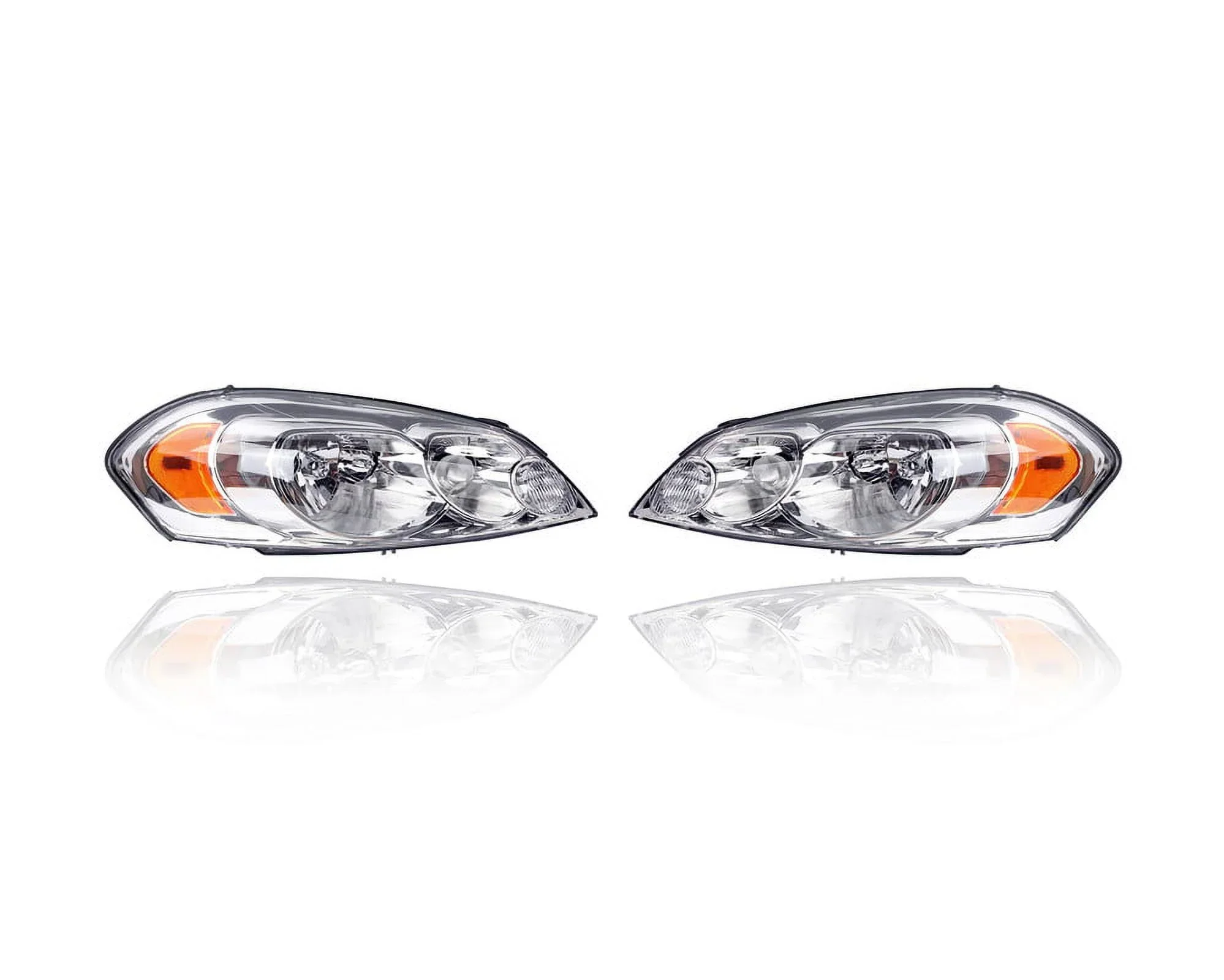 DEPO Headlight Assembly Pair for Chevrolet Impala and Monte Carlo - 25958360, 25958359