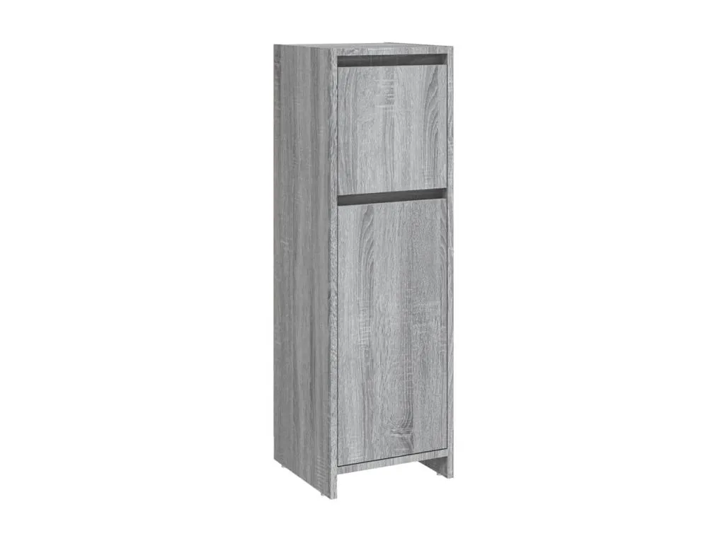 Armario de baño Sancaldeco contrachapada gris Sancaldeco 30x30x95 cm 80767GUHV