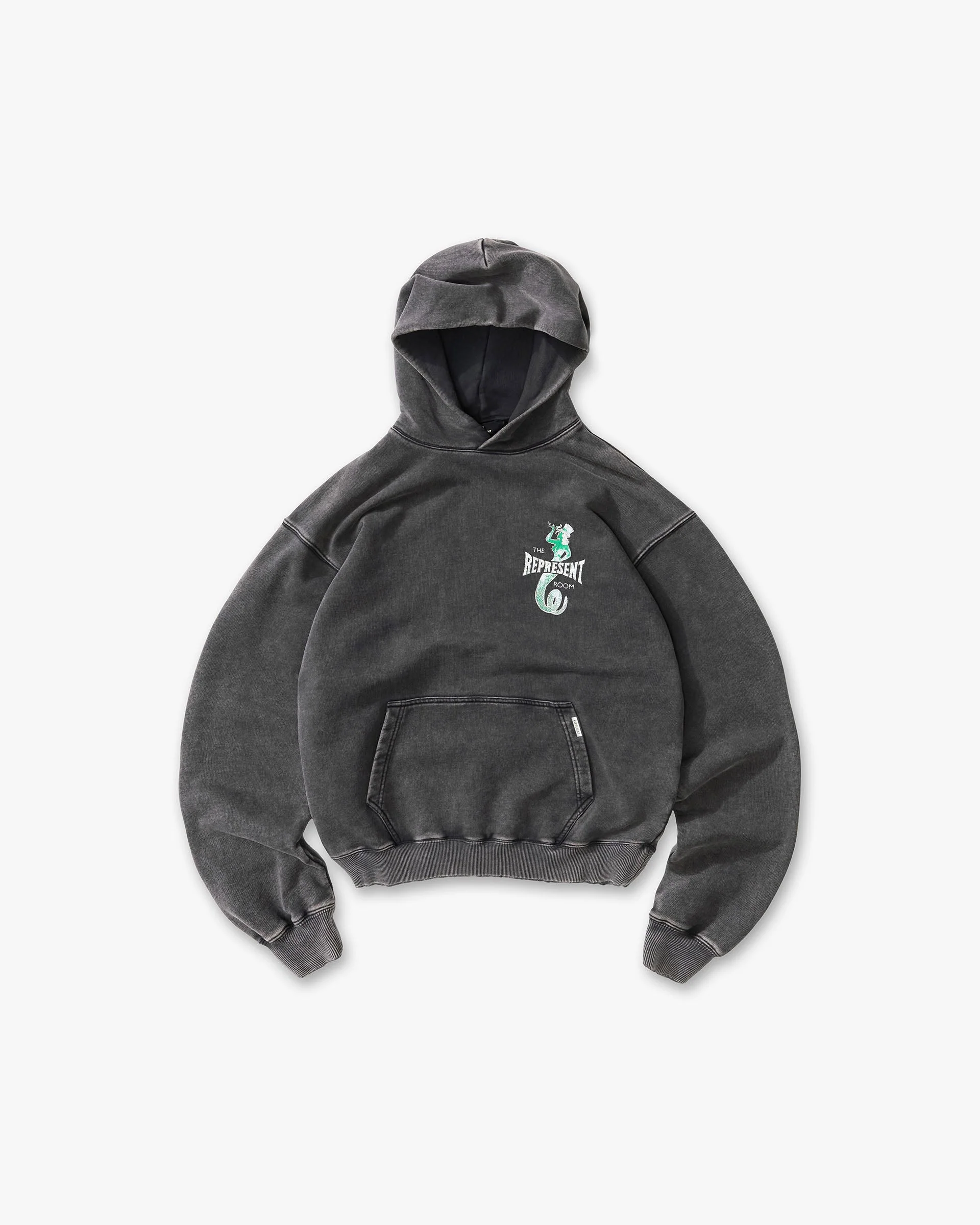 Represent x The Viper Room Dice Hoodie - Vintage Grey