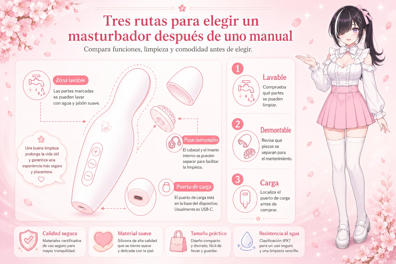 Tres rutas para elegir un masturbador después de uno manual