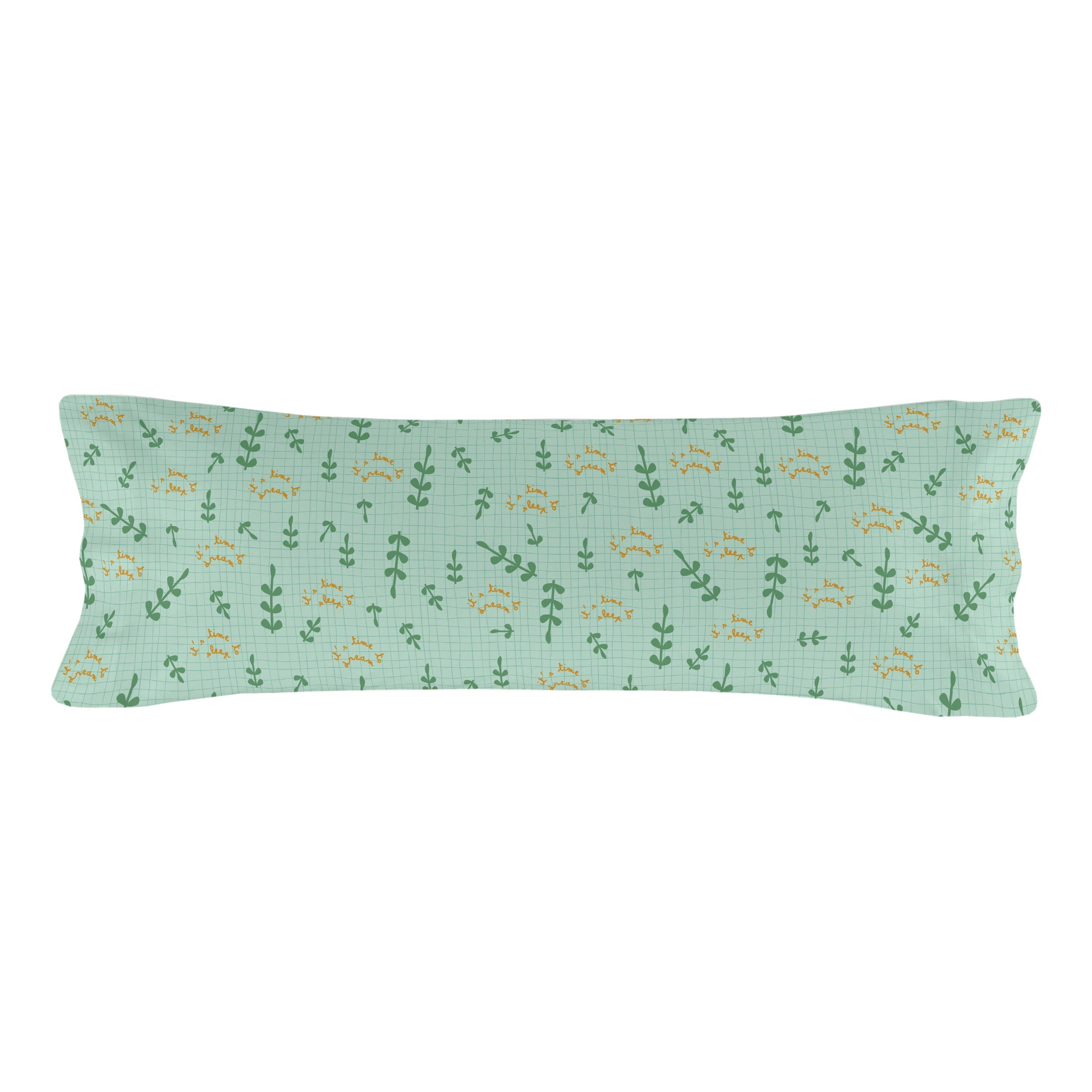 Happy sloth Laken Set 2-delig Moshi Moshi, Veelkleurig, 100% katoen, d