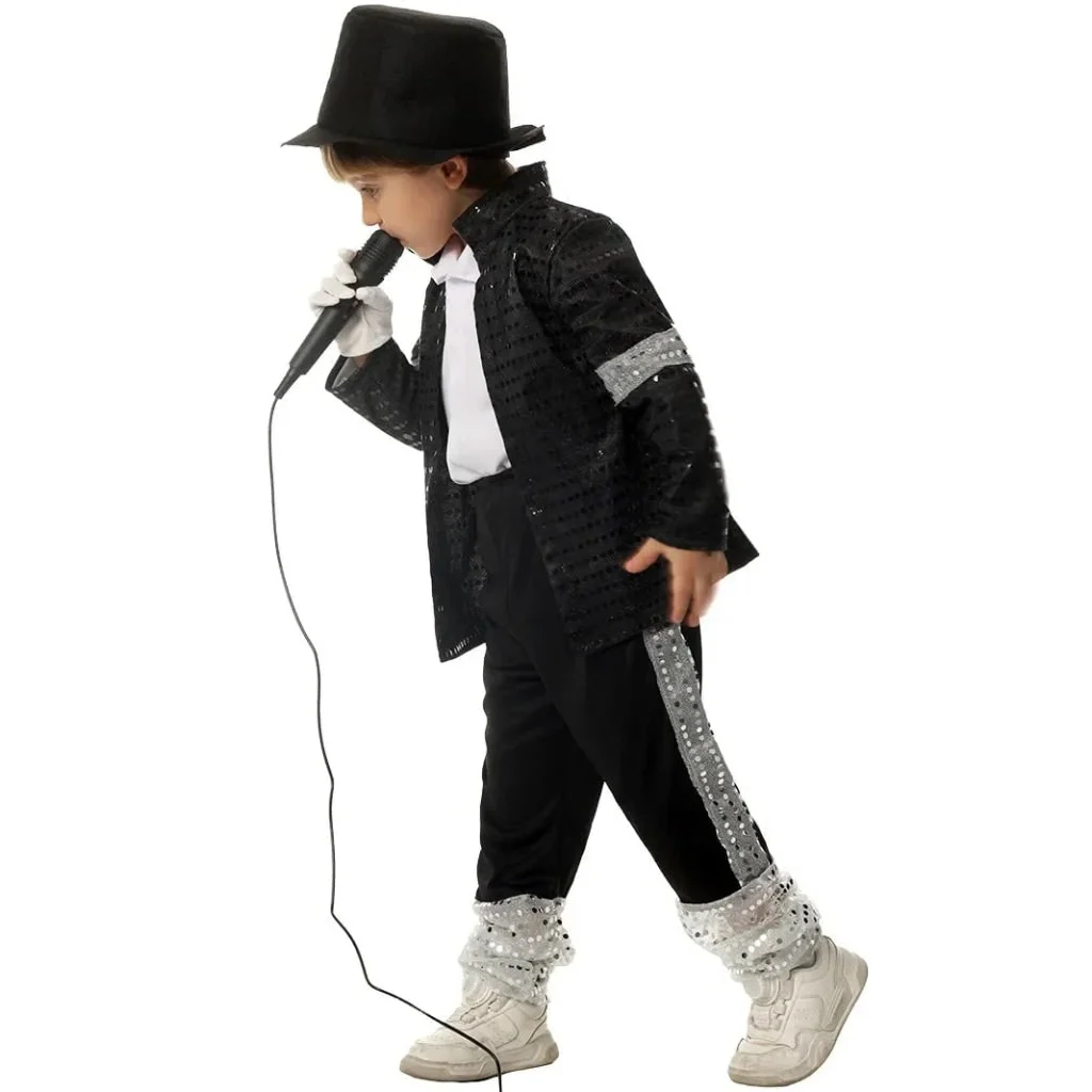 Halloween Costumes Kids Pop Star Dance Outfit - Image 3 Halloween Costumes Kids Pop Star Dance Outfit - Image 3