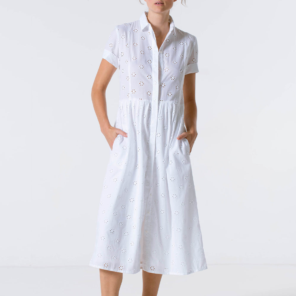 Suzie Winkle -Robe Jody Coco - Blanc