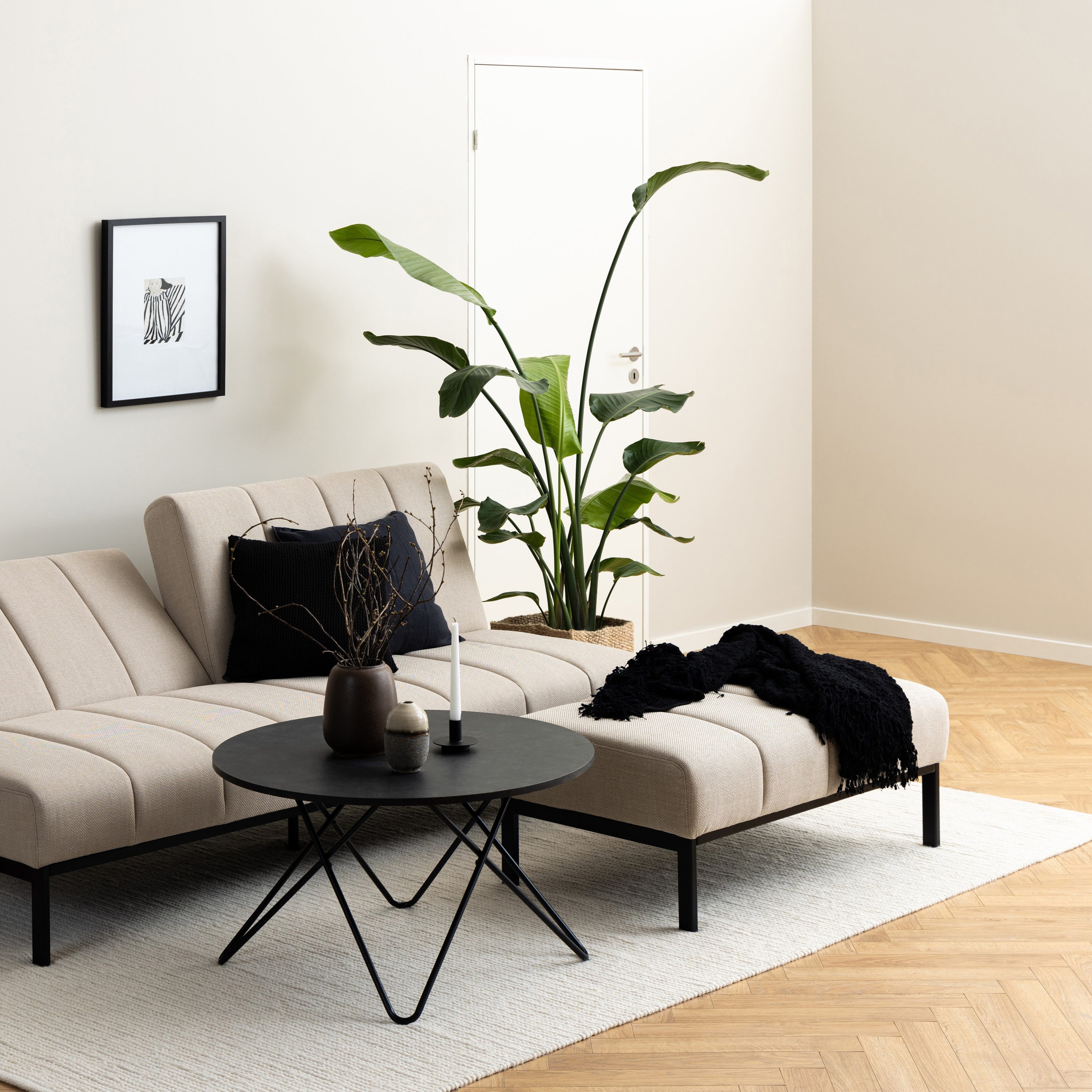 Blokker Lines Slaapbank - Beige