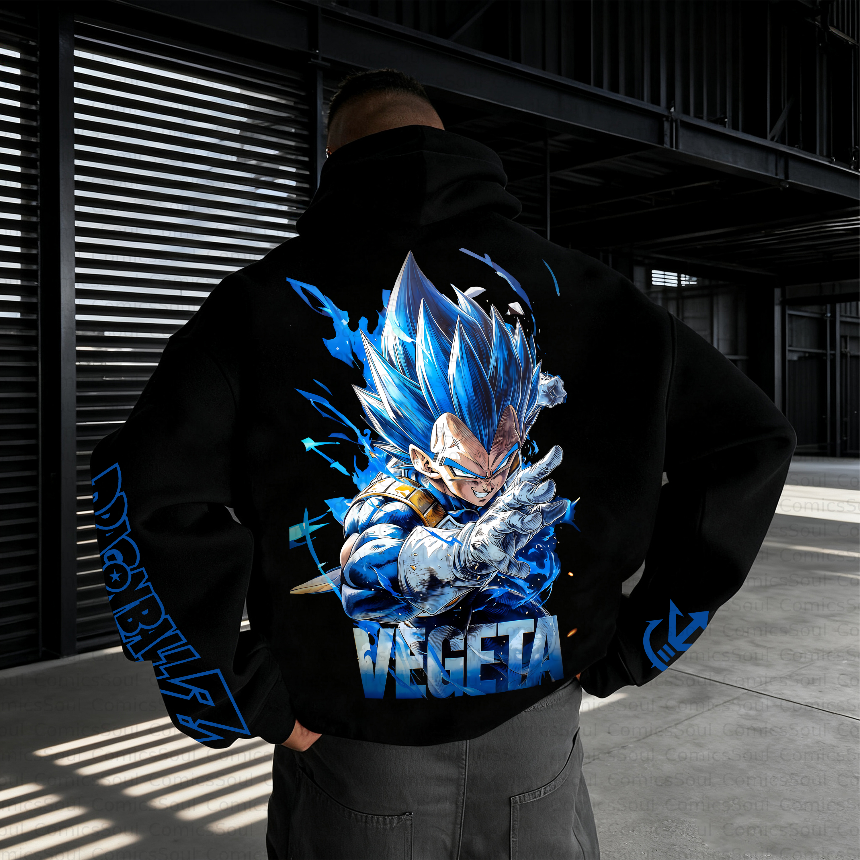Unisex Anime Inspired Vintage Plush Hoodie