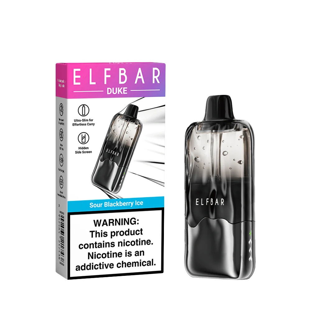 ELFBAR DUKE újratölthető eldobható e-cigaretta (minden íz)