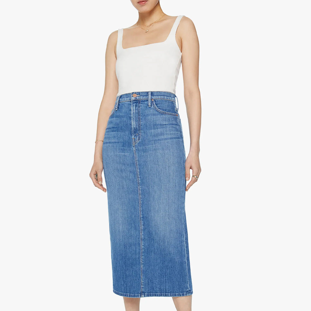 Mother - Jupe Pencil Pusher - Bleu