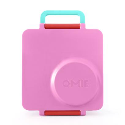 OmieBox Bento Lunch Box, Pink Berry