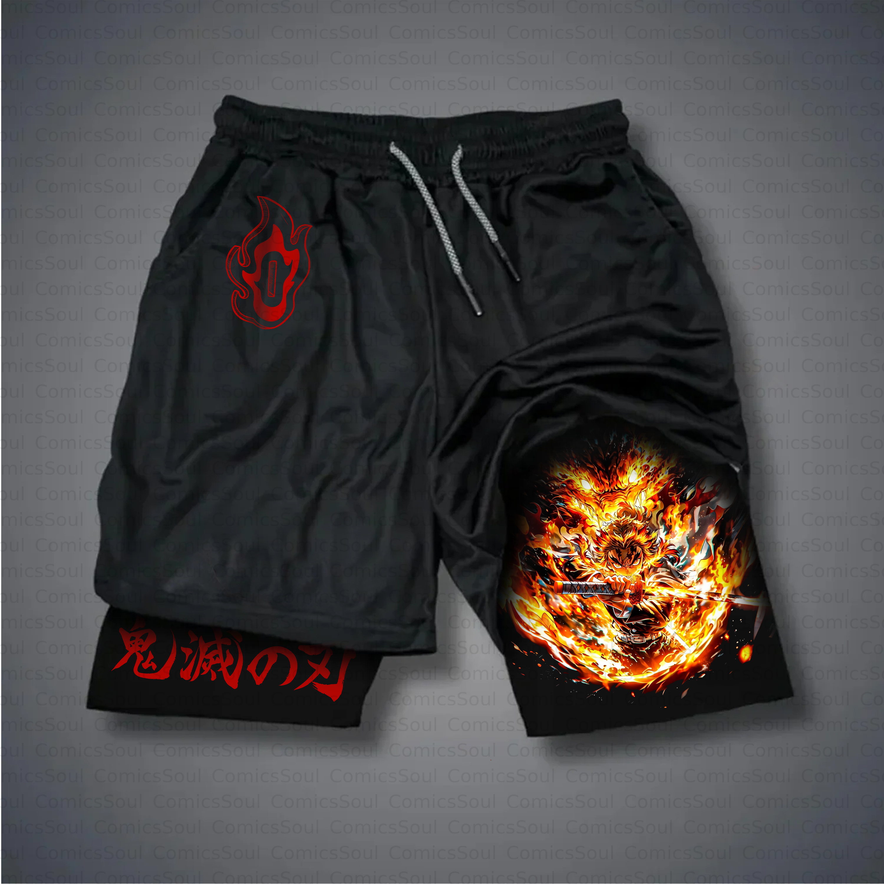 Unisex Casual Anime Style Shorts