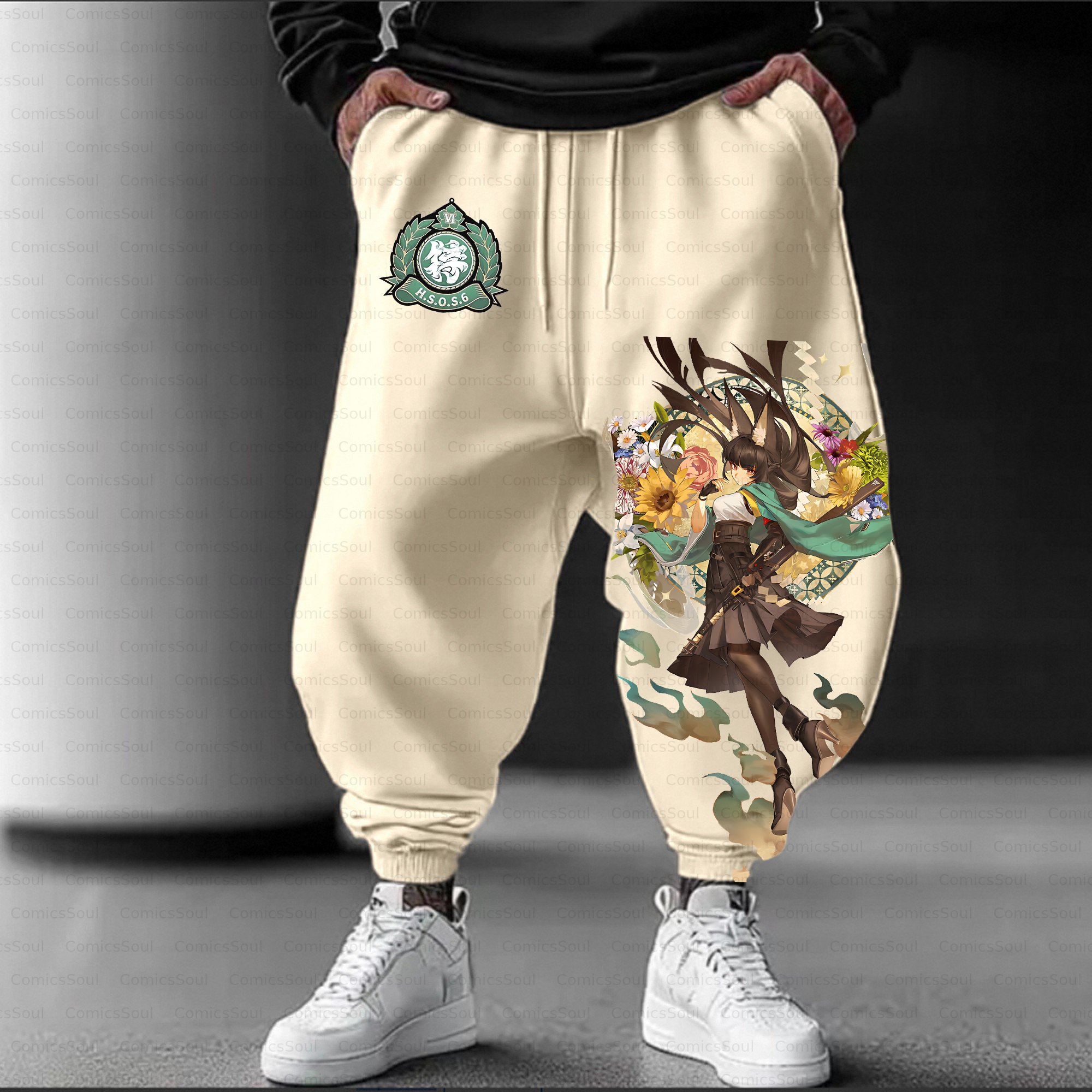 Unisex Casual Anime Streetwear Pant