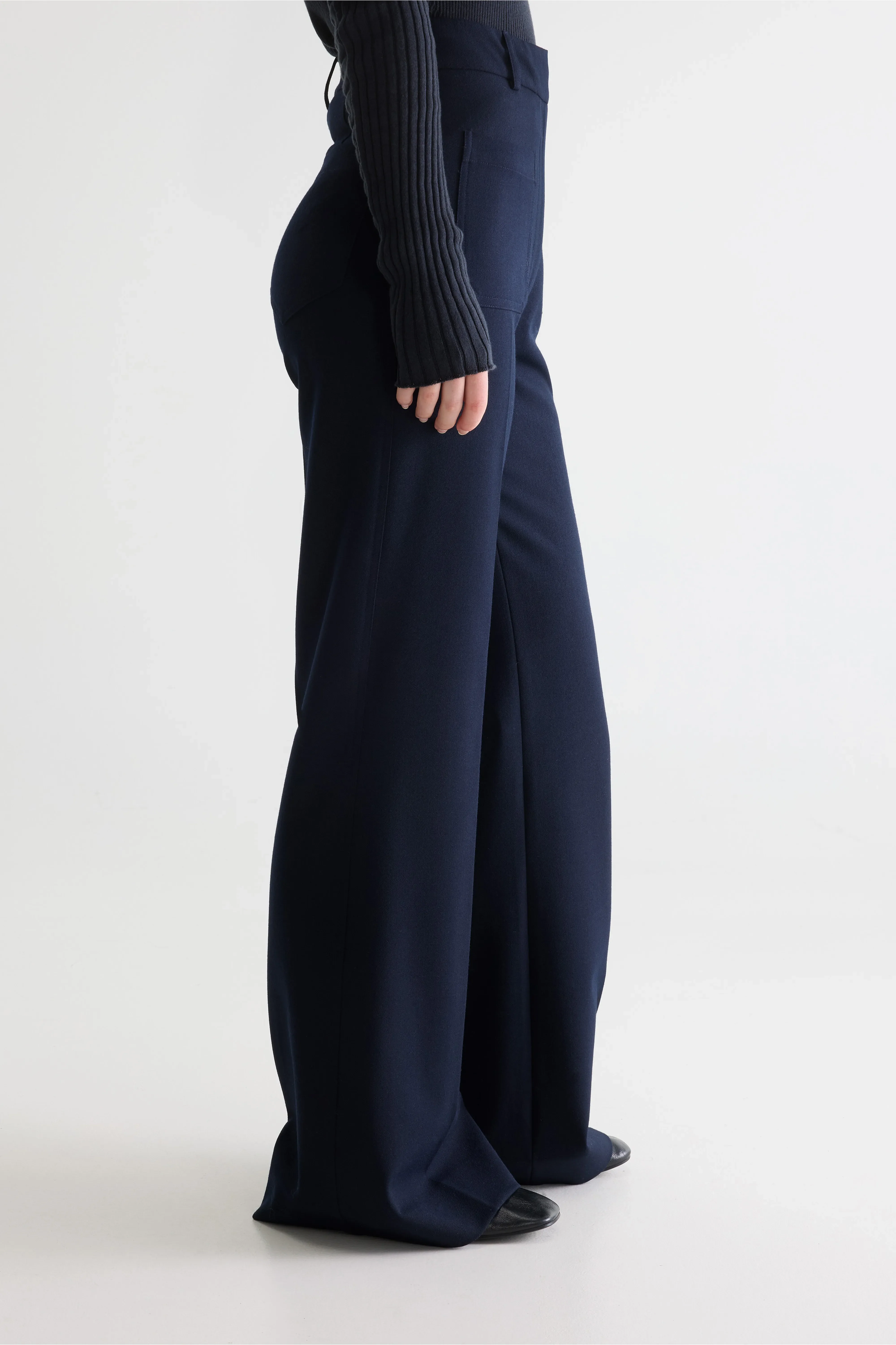 Bellerose Vinh slim trousers (261 / W / DARK NAVY)