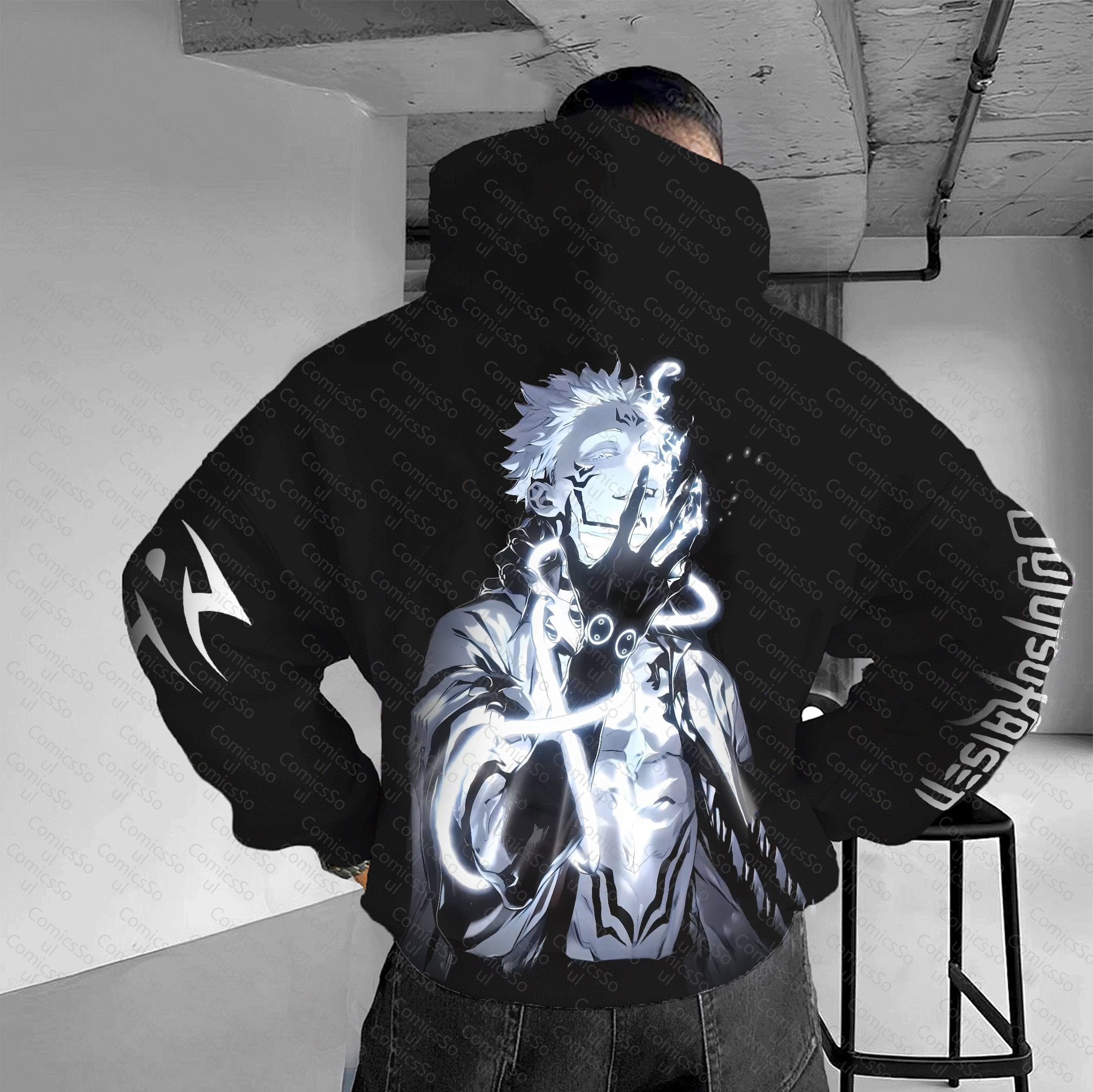Unisex “ Comicssoul   ” Graphic Streetwear Vintage Hoodie