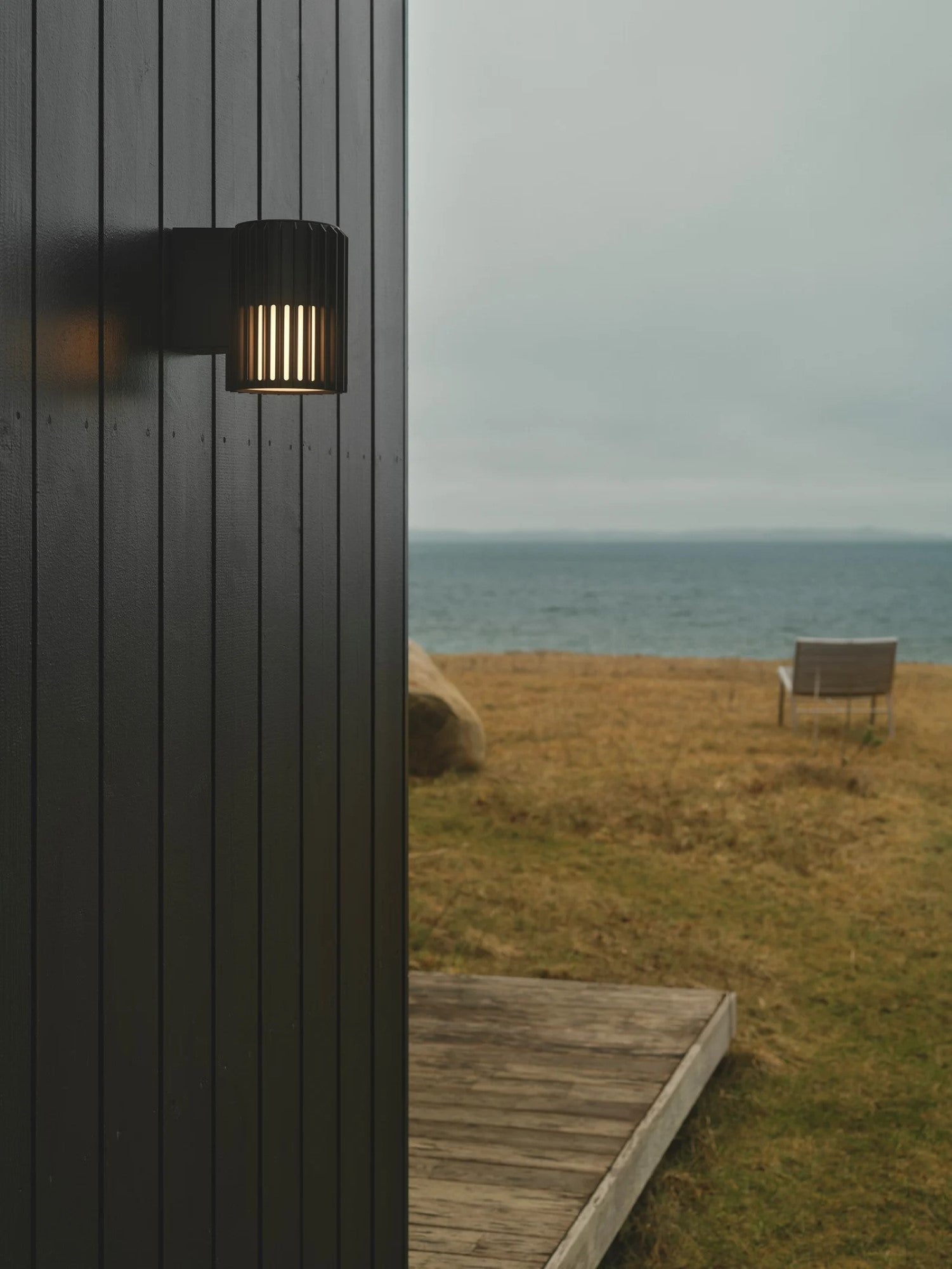 Nordlux Buitenlamp Aludra seaside wand zwart