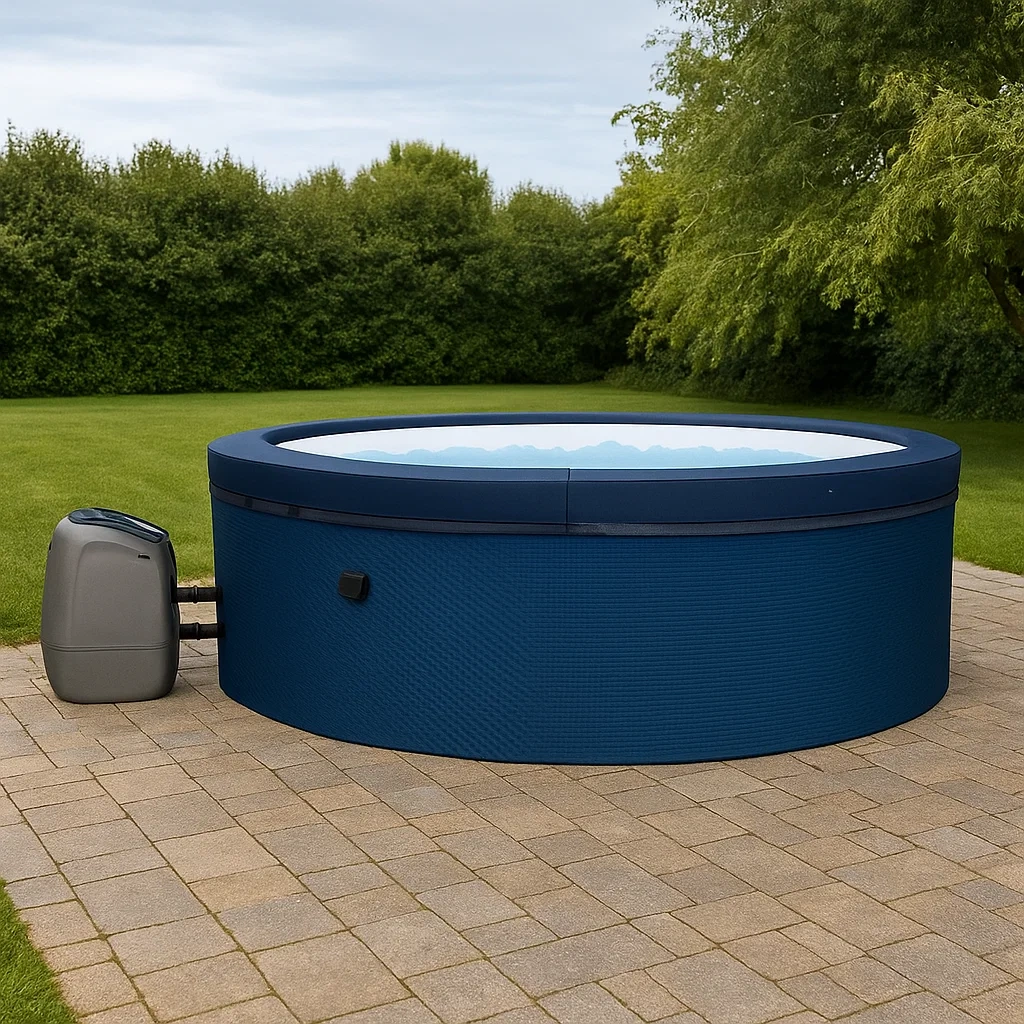 Spa semirrígido de hidromasaje 1000 L 5 plazas Ø180x70 cm - yShTJtG131Vv