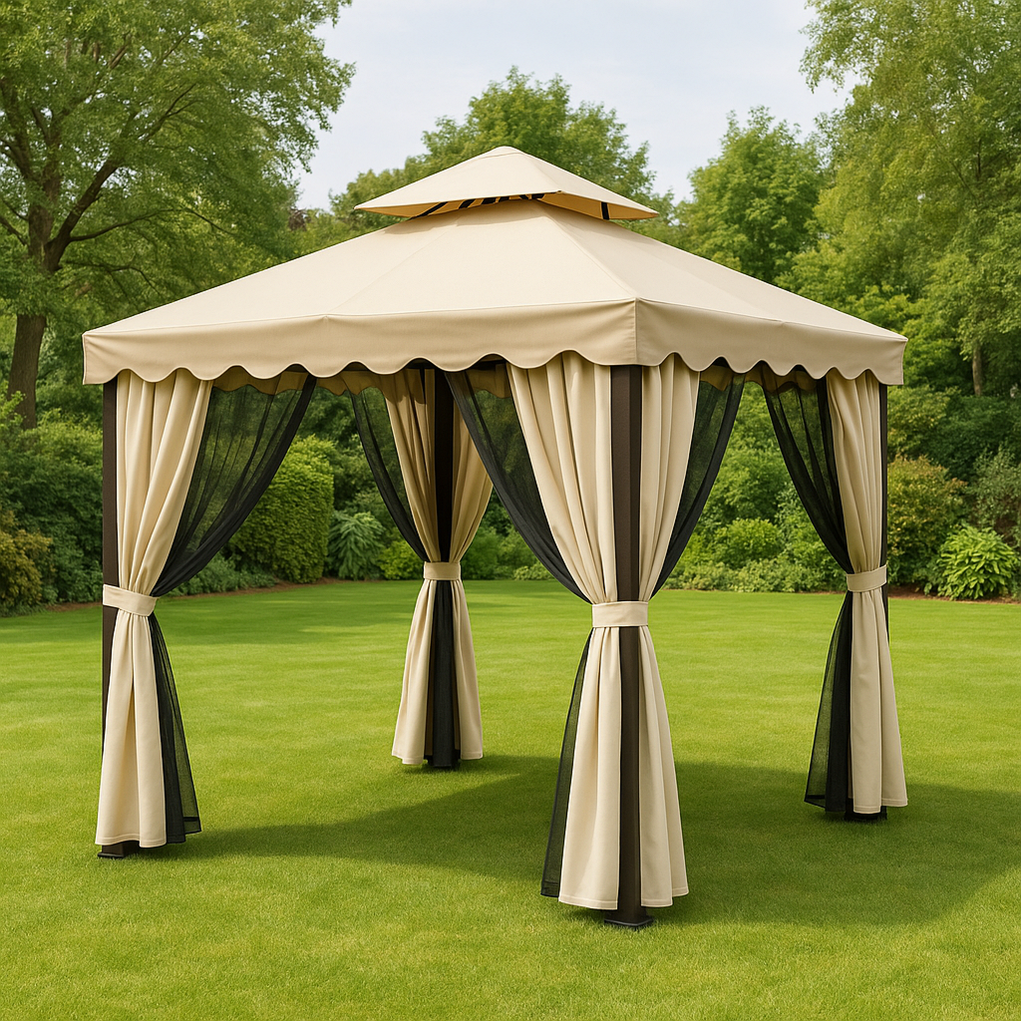 Cenadores 300x300x280 cm color beige PnYUPrH423Qg