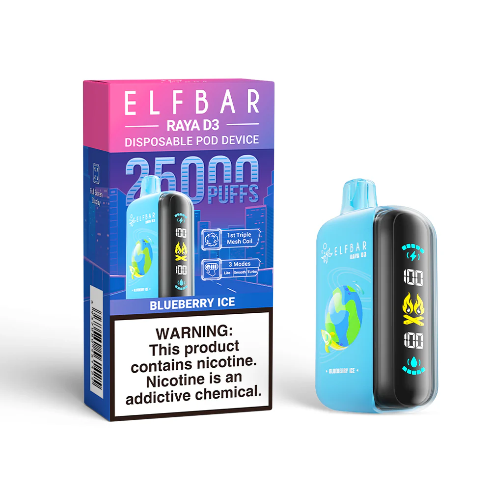 ELFBAR RAYA D3 kertakäyttöinen sähkötupakka (kaikki maut)