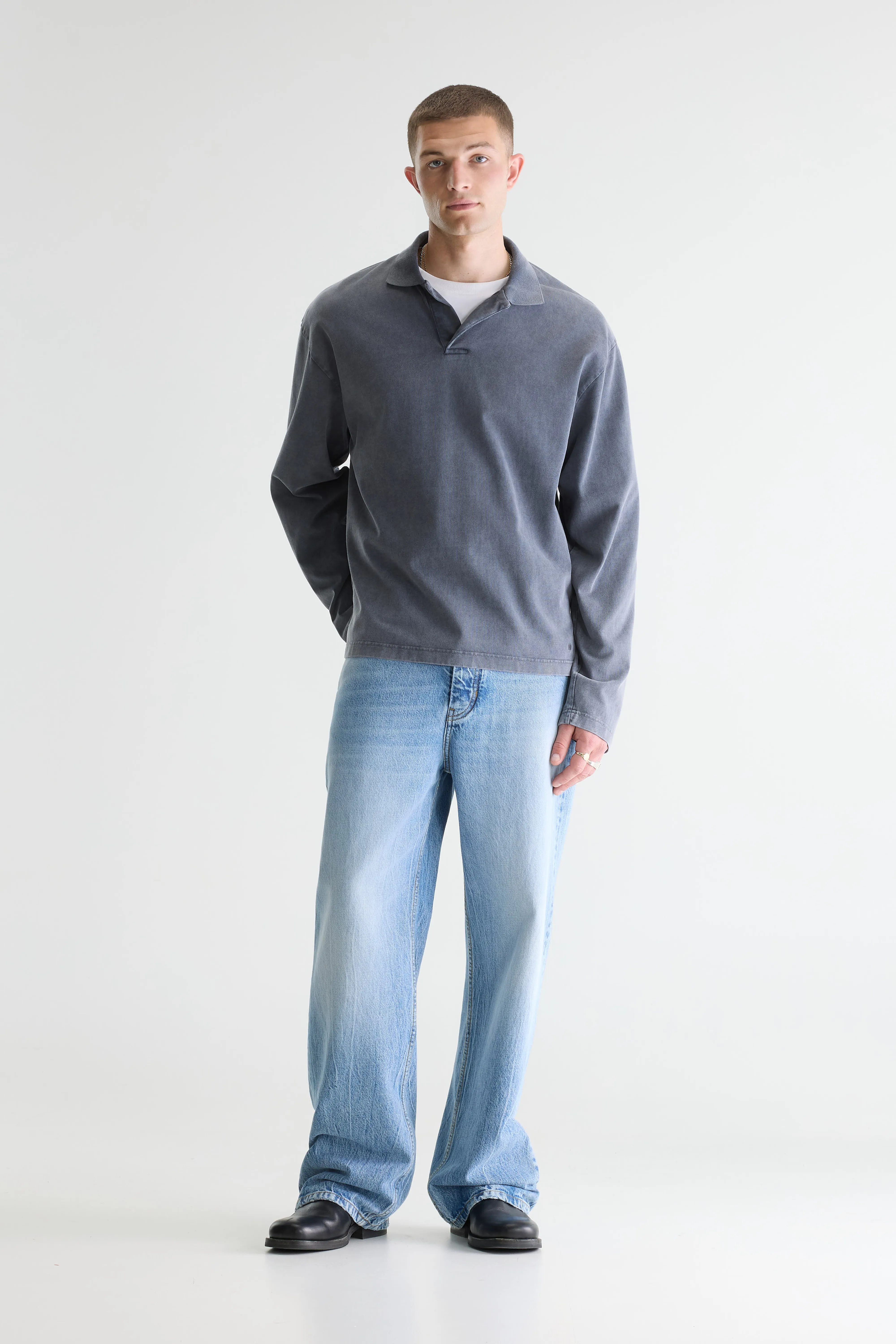 Bellerose Vlugies long-sleeve polo  (261 / M / NAVY)