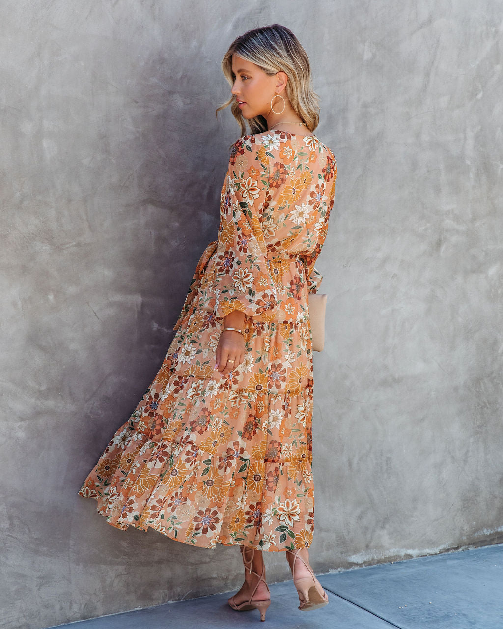 Bardot Floral Chiffon Maxi Dress - Se7enfashion
