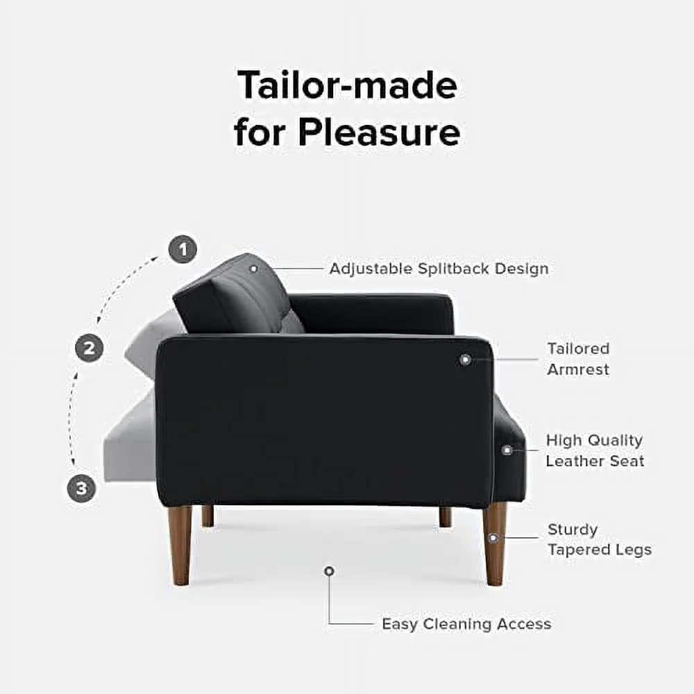 Mopio Aaron Futon Sofa Bed Old Rosa - Image 26