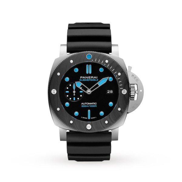 Replica Panerai Submersible Automatic Black Rubber Strap PAM00799