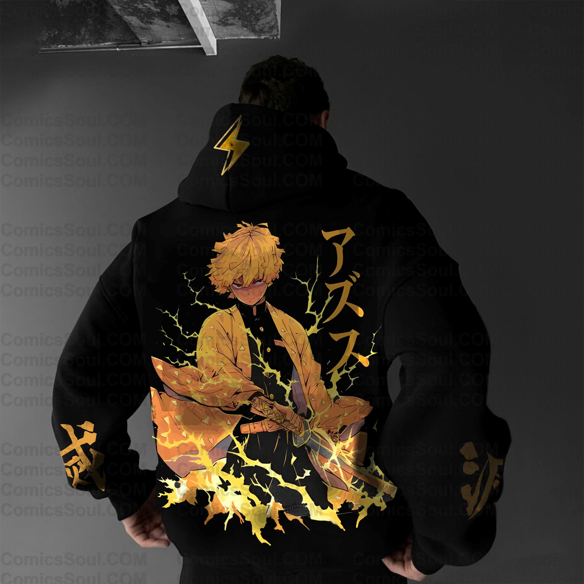Unisex “Comicssoul” Anime Graphic Streetwear Vintage Hoodie