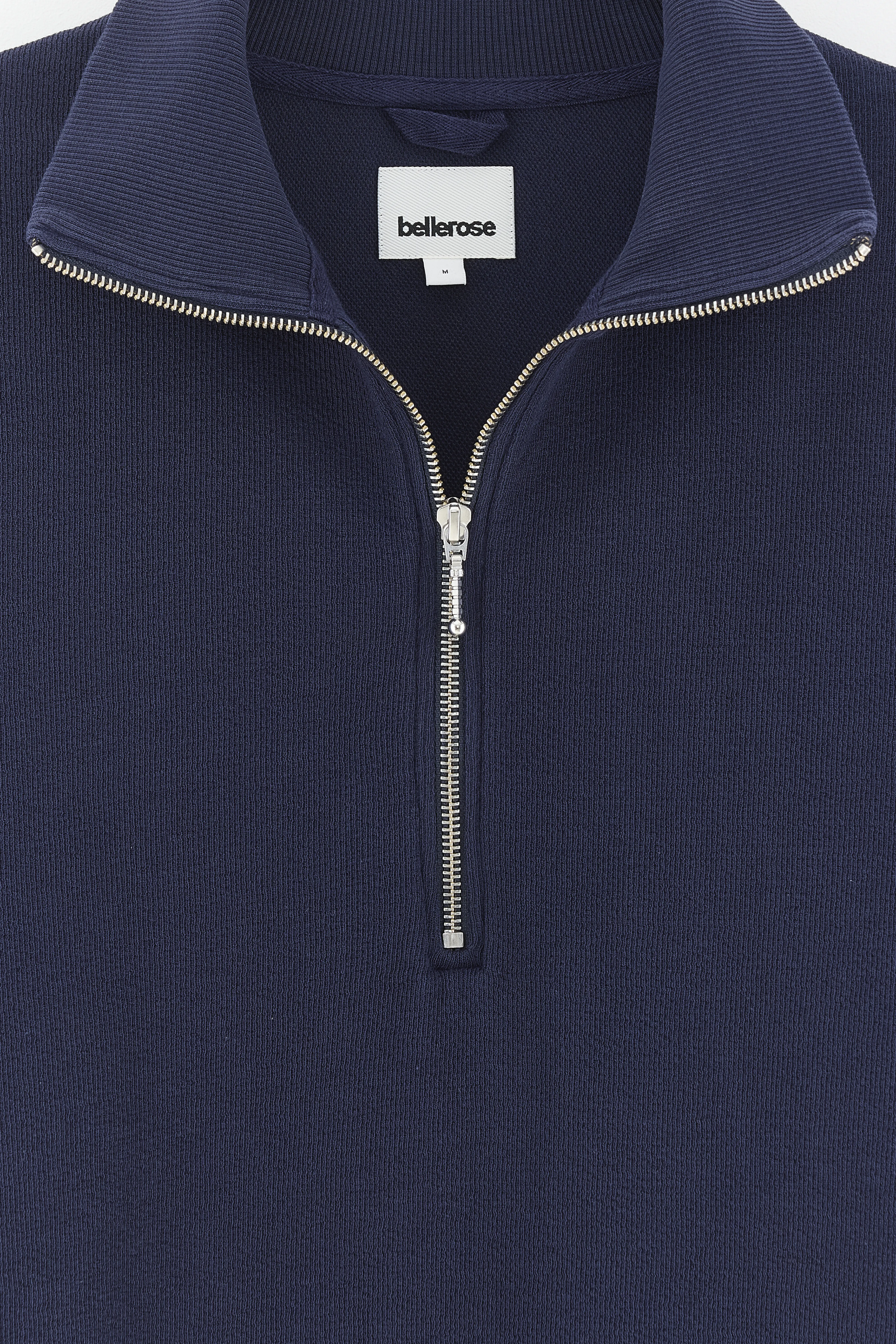 Bellerose Silas zipped polo  (261 / M / NAVY)