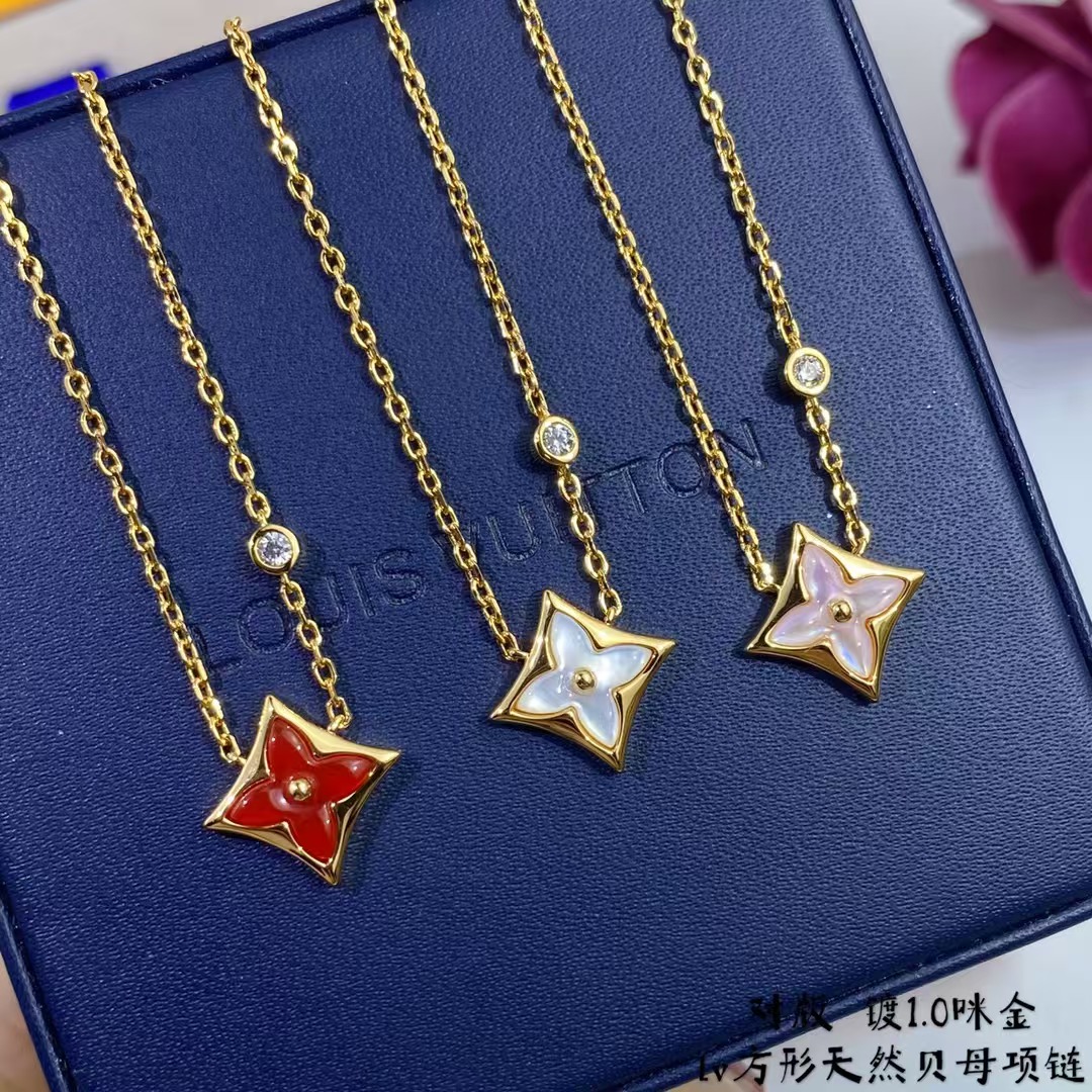 Louis Vuitton Color Blossom BB Star Pendant Necklaces - Original Replica Club