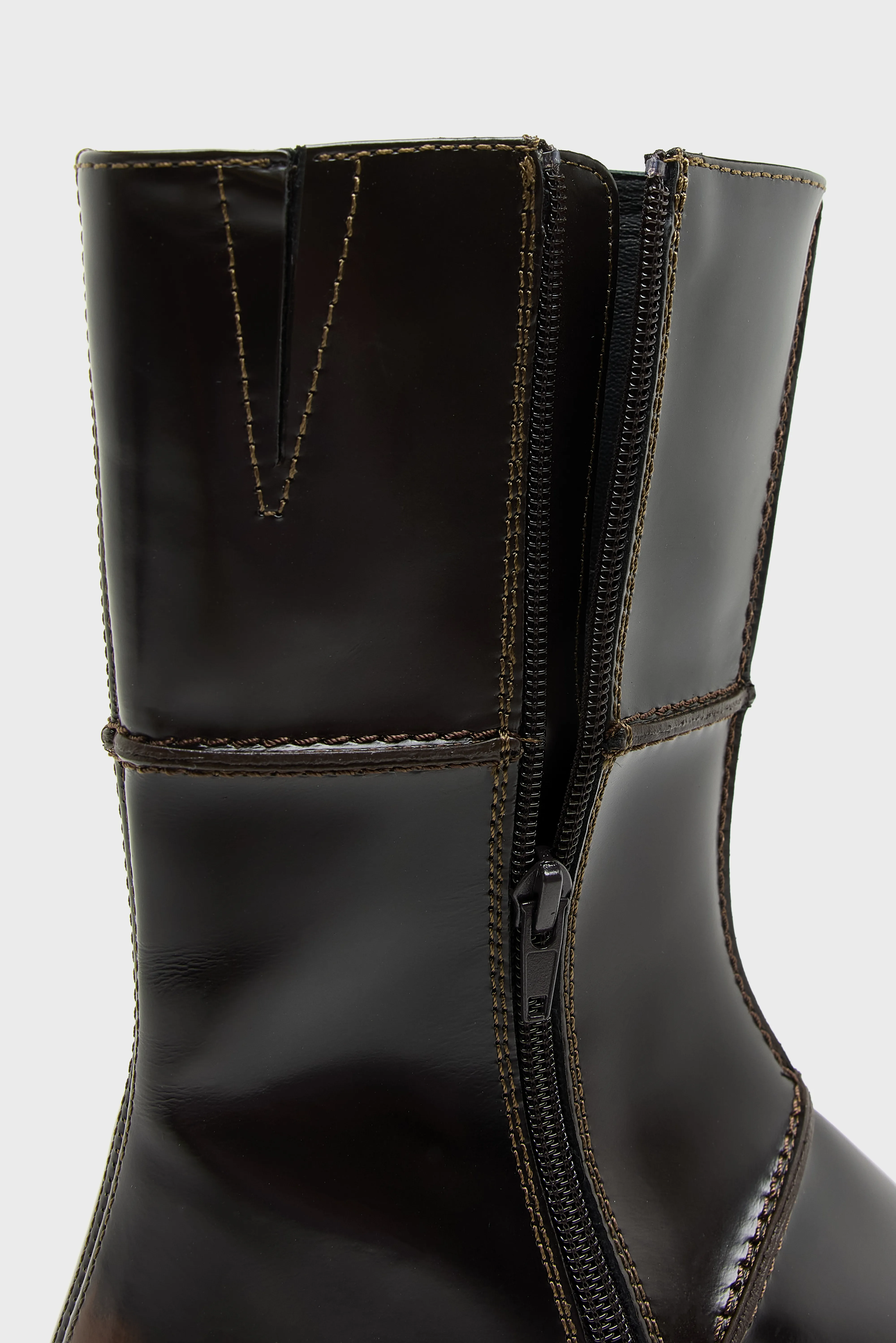 Bellerose Dahlia Dark Brown Ankle Boots  (252 / W / BROWN)