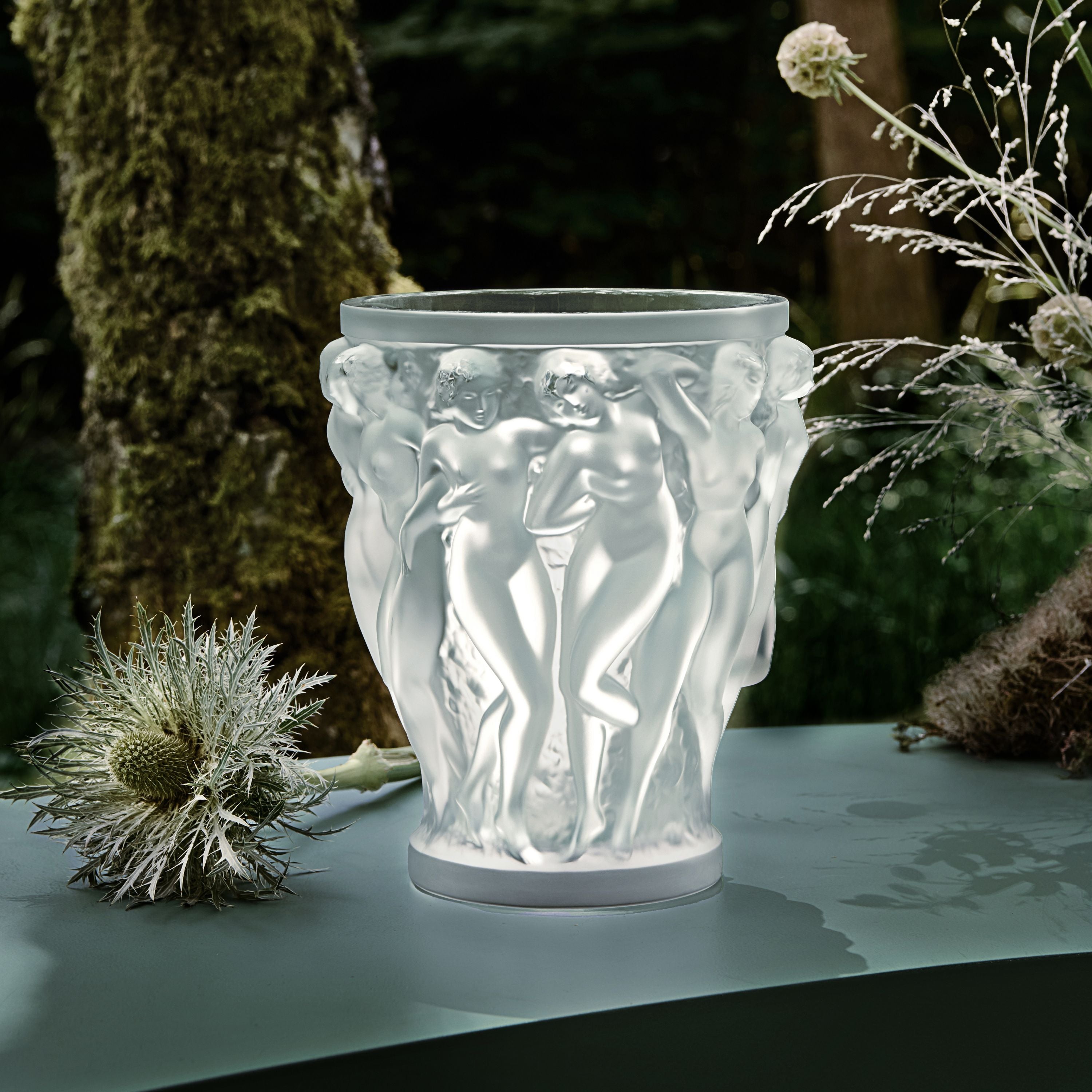 VASE BACCHANTES ICONIQUE - CRISTAL INCOLORE