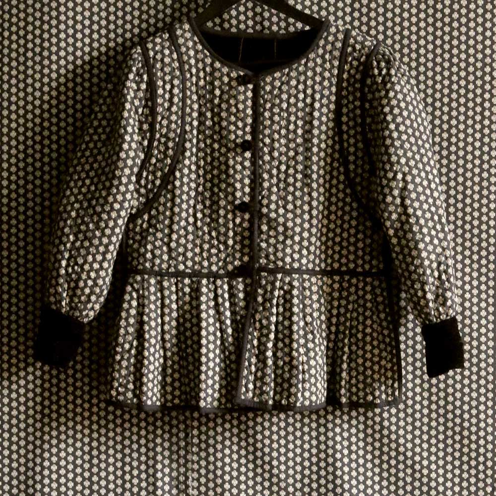 Suranné - Veste Matelassée - Noir Velour