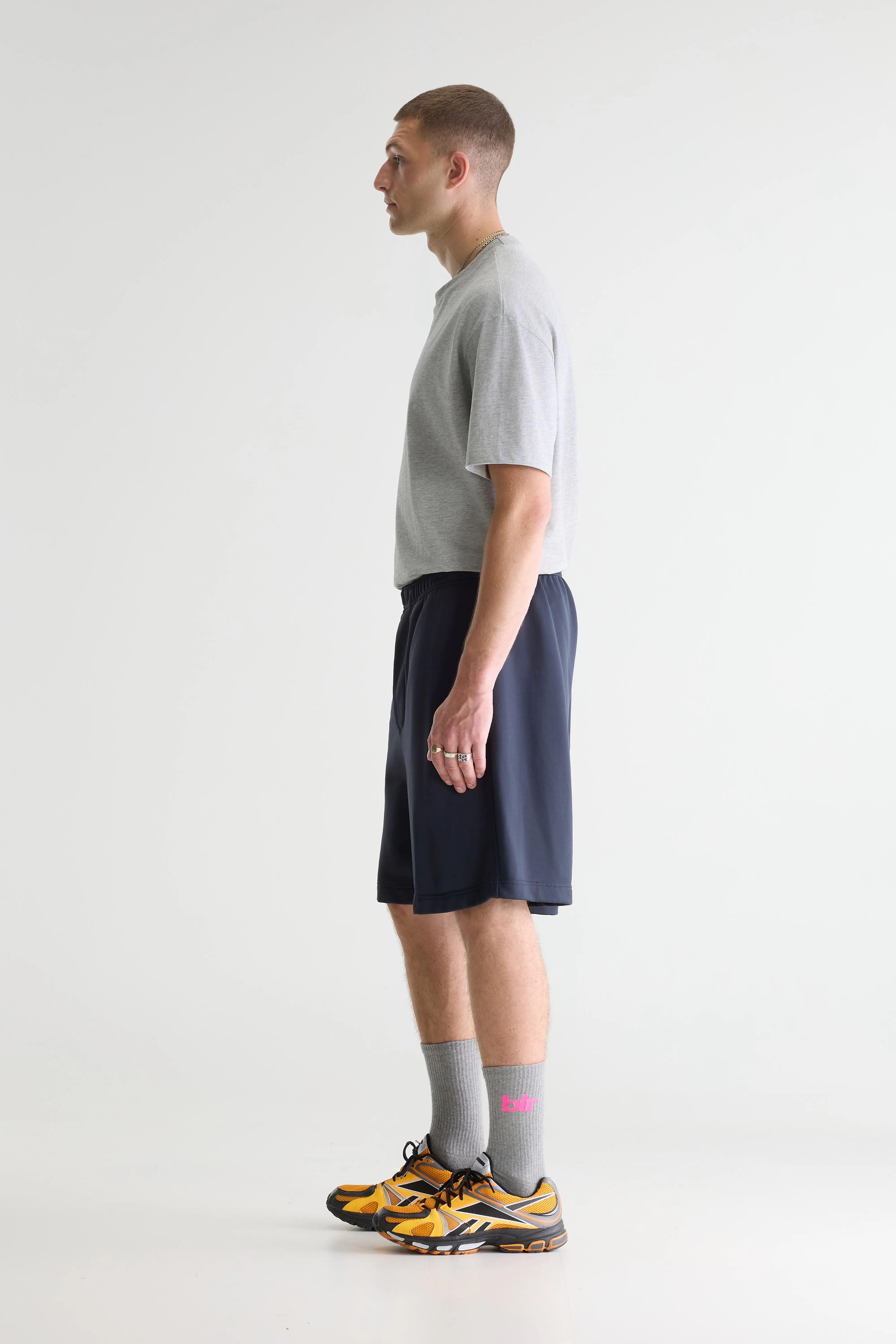 Bellerose Flank wide shorts (261 / M / DARK NAVY)