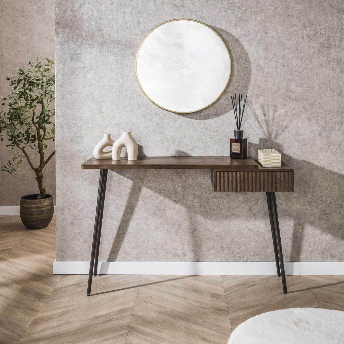 Fraaai - Marino sidetable - 120 cm - acaciahout - bruin