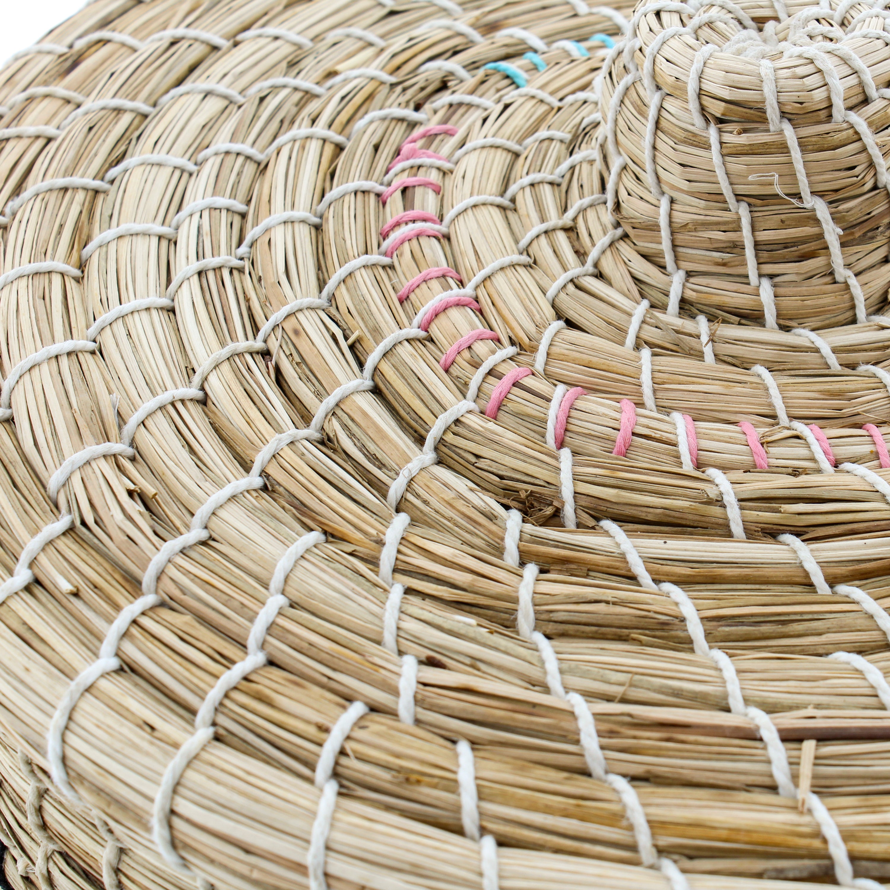 Van der Leeden Mendong Opbergmand met Deksel - H 55 x Ø 42 cm