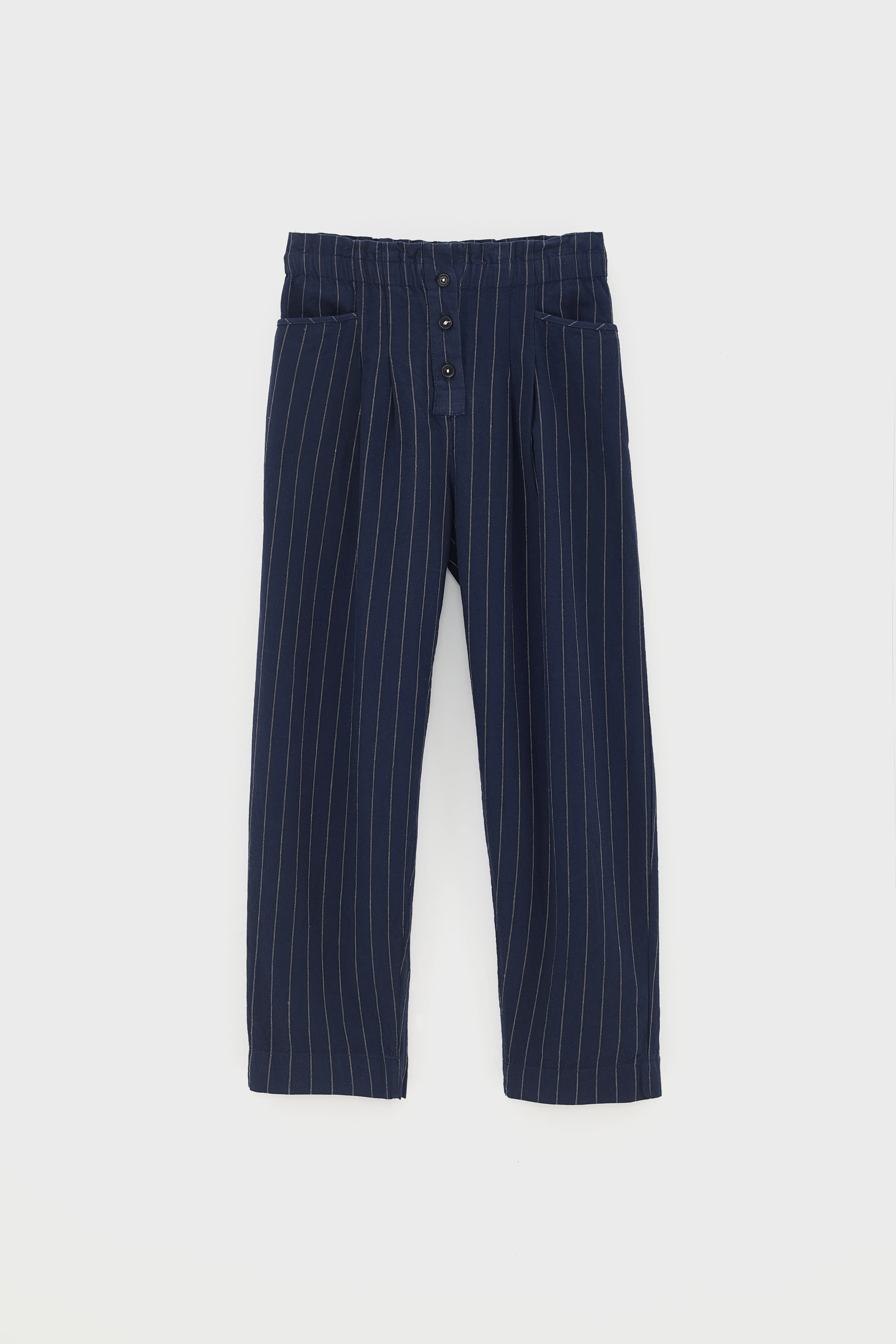 Bellerose Lilo paperbag navy trousers (252 / W / STRIPE A)