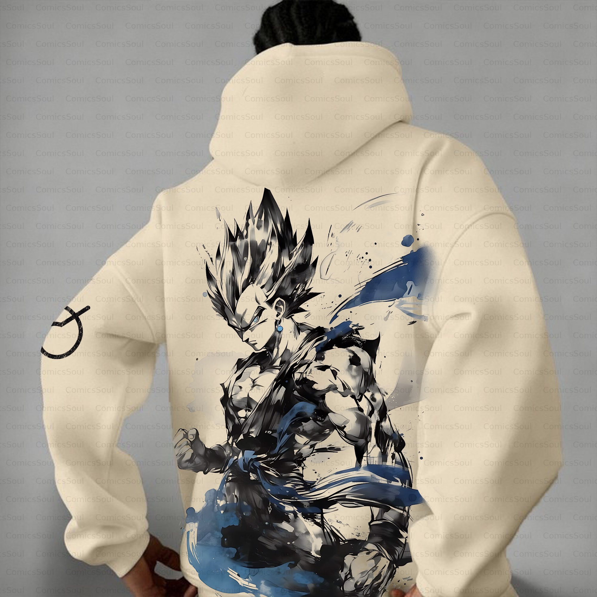 Unisex Anime Inspired Vintage Plush Hoodie