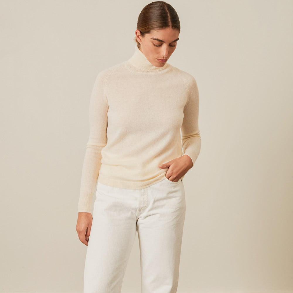 Merci - Pull en cachemire - Alix Écru