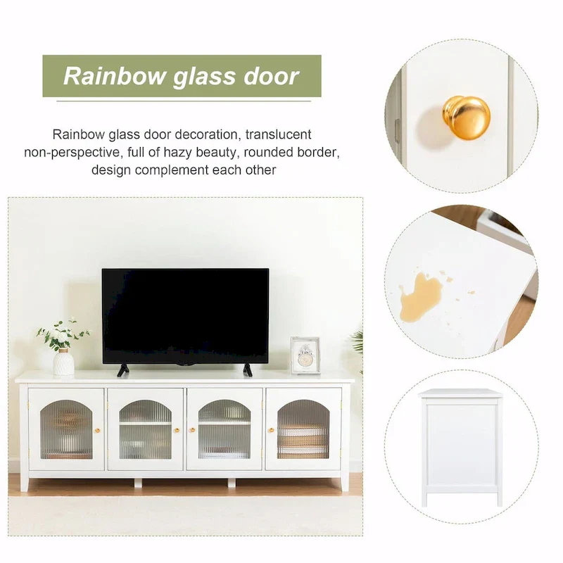 71-Inch Modern TV Cabinet Entertainment Center