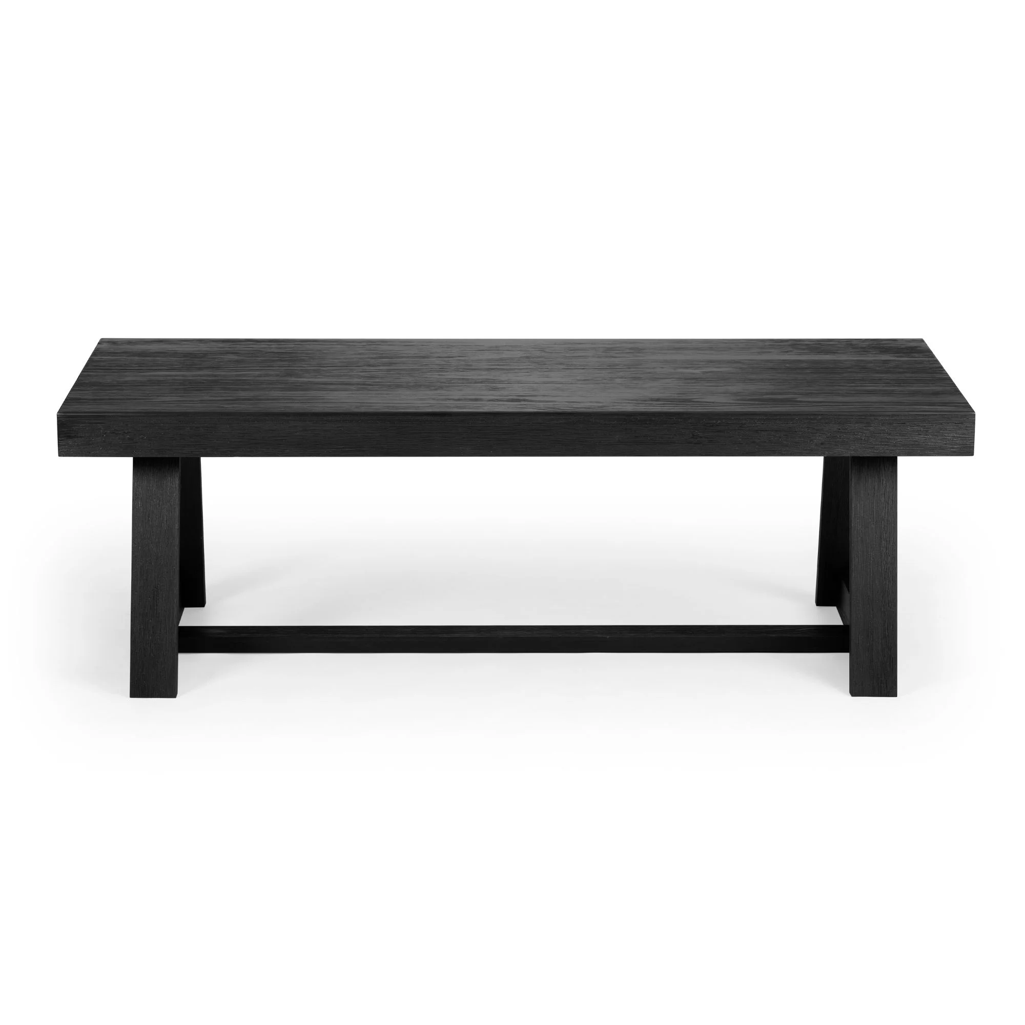 Plank+Beam Farmhouse Coffee Table, 48" Solid Wood Tables for Living Room, Rectangular Center Table - Image 16