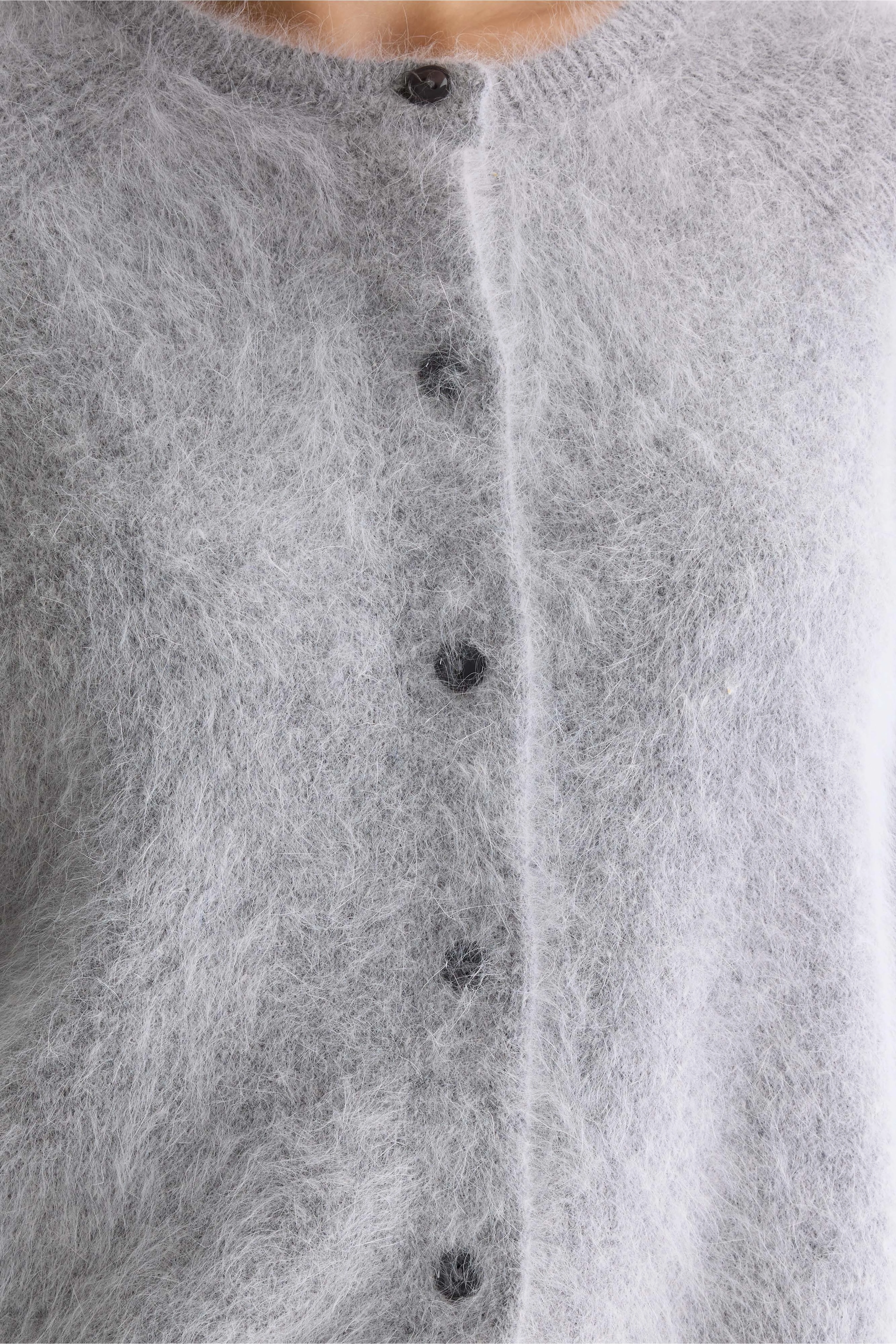 Bellerose Datair angora-blend grey cardigan (252 / W / H. GREY)