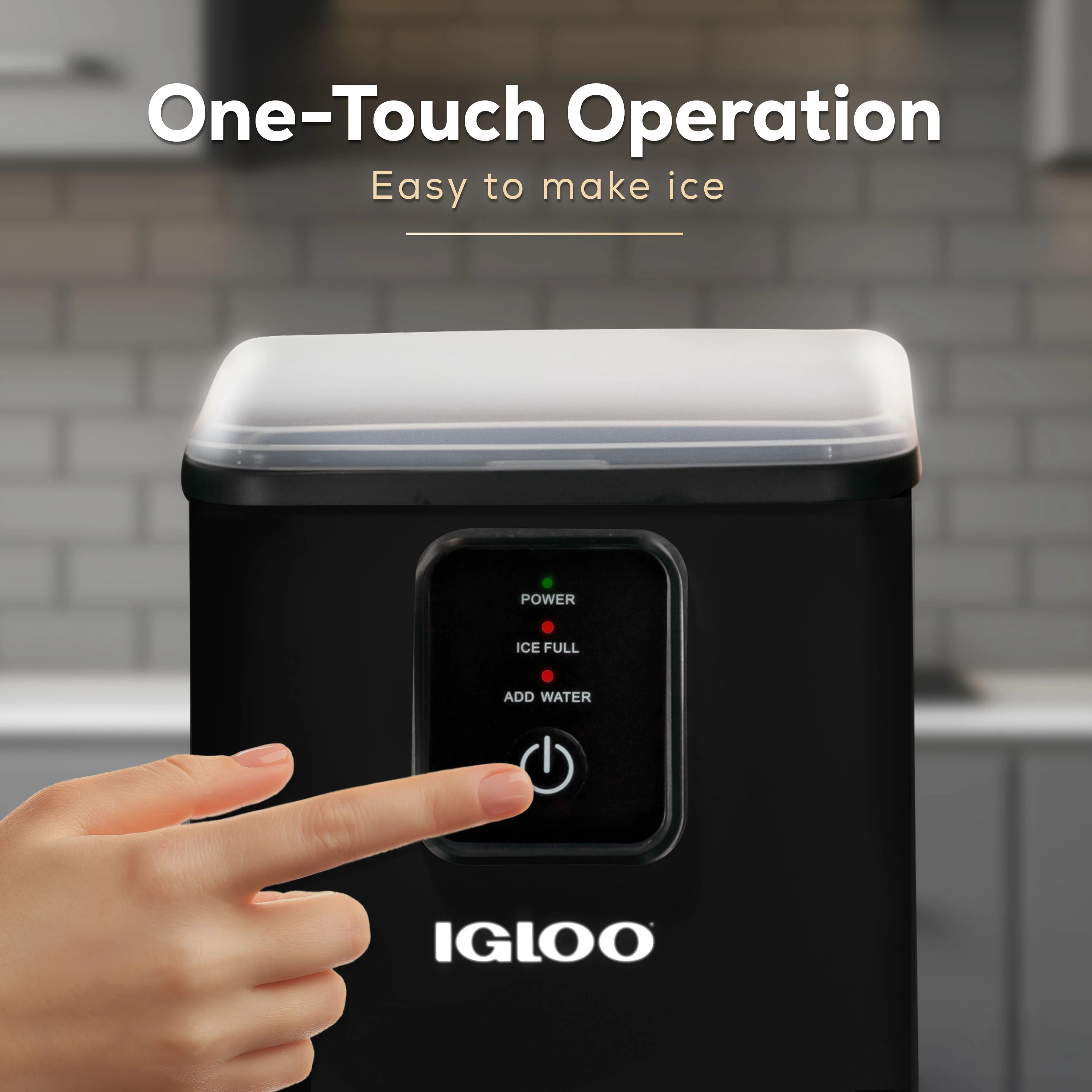 Igloo Self-Cleaning Countertop Ice Maker - Compact and Portable - Creates 26 lbs. Per Day, 8 Pieces Ready Every 7-8 Minutes - Includes Ice Scoop and Basket - Aqua - Image 18
