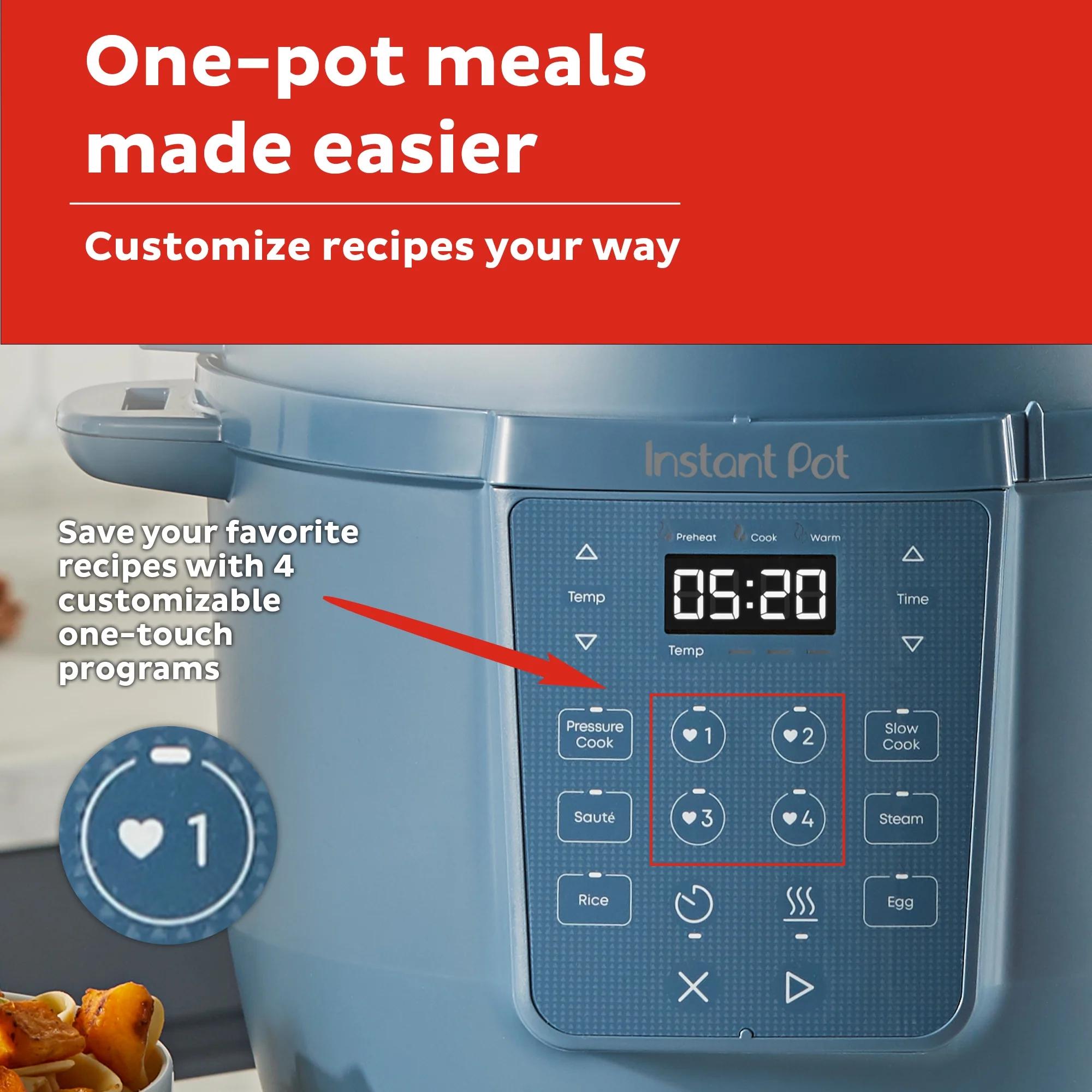 Instant Pot 6Qt RIO Chef Series 7-in-1 Multi-Cooker, Pressure Cooker, Slow Cook, & More, Black - Image 26