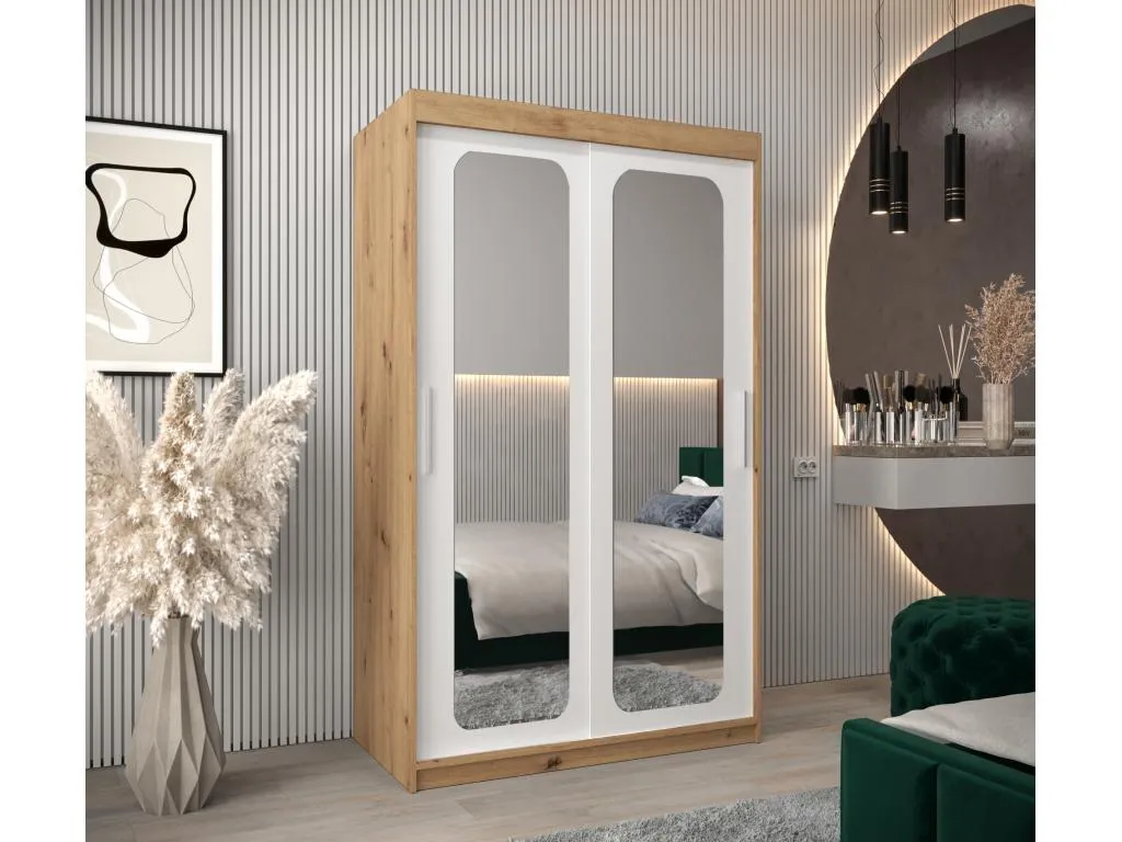 ARMARIO Homepleno T3 DE PUERTAS CORREDERAS 200/120/62 2 puertas (artisan/blanco) 84679ecpx