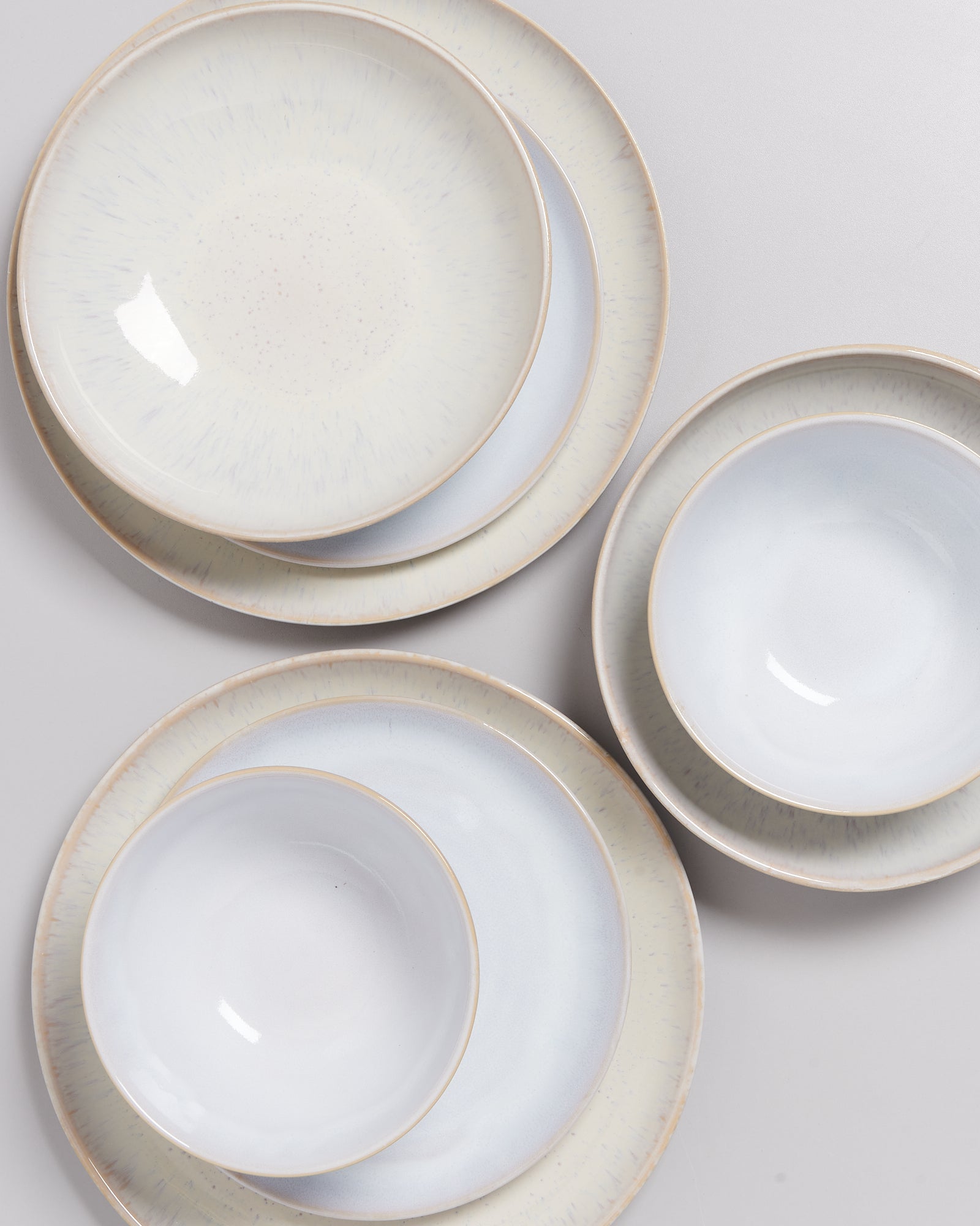 Geschirr-Set classic Soft Sand sand weiß 8-teilig