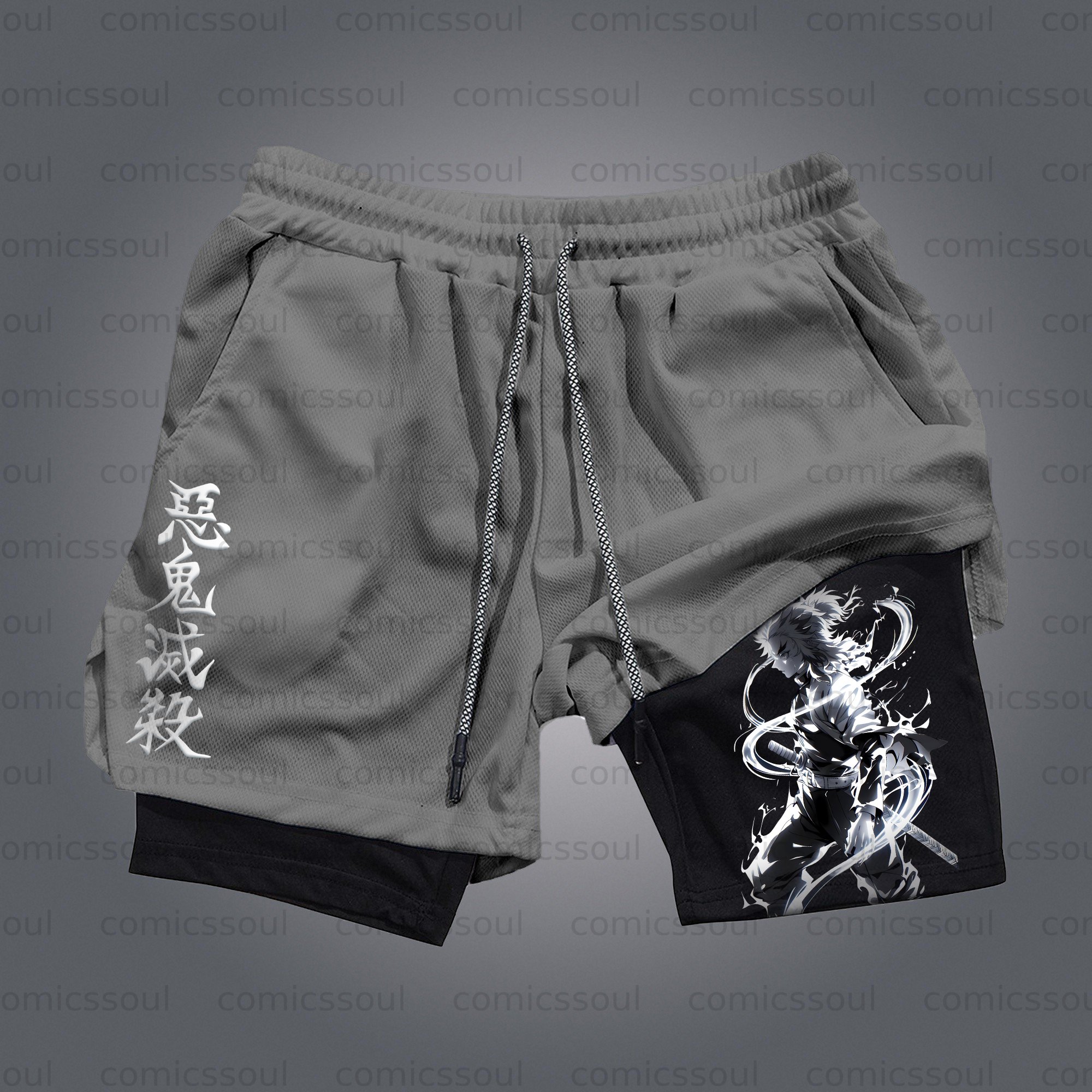 Unisex Casual Anime Streetwear Shorts