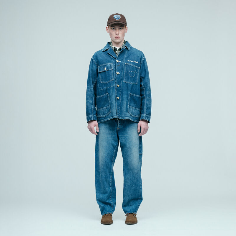 HUMAN MADE DENIM COVERALL JACKET