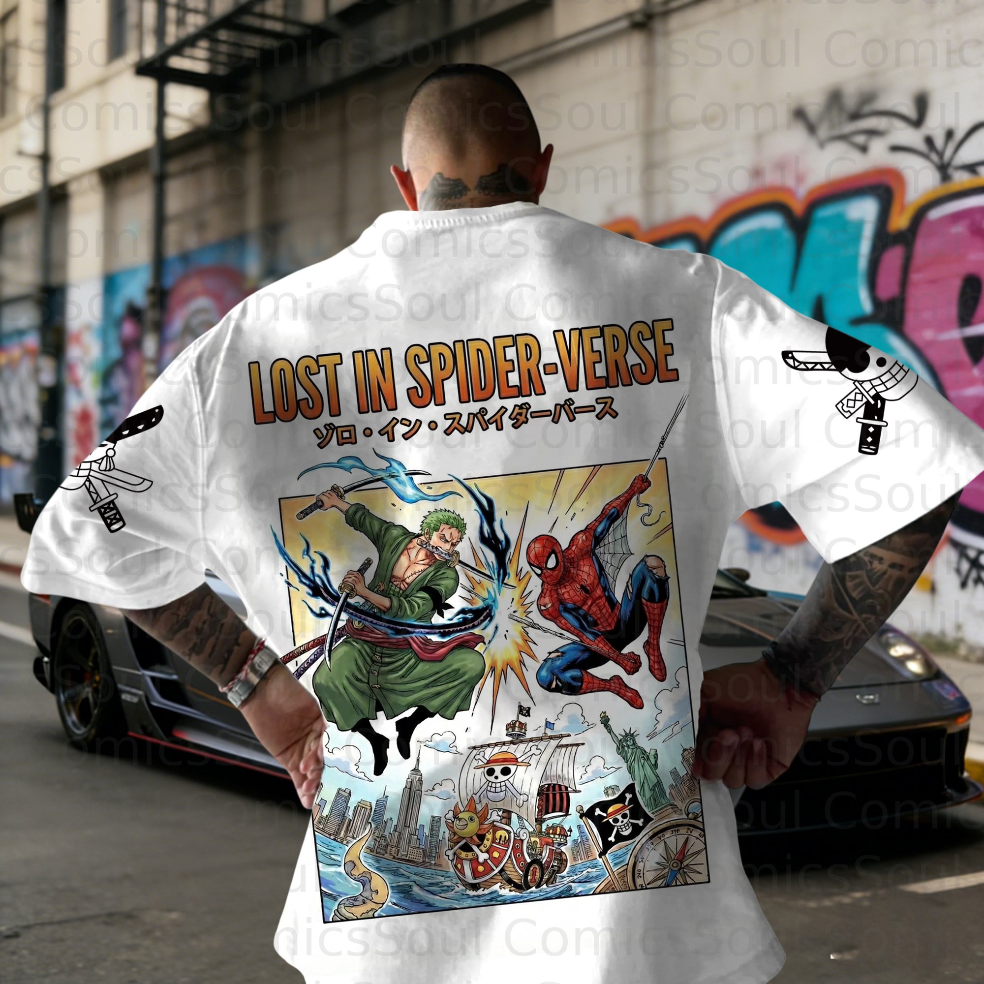 Unisex Anime Inspired Vintage T-Shirt