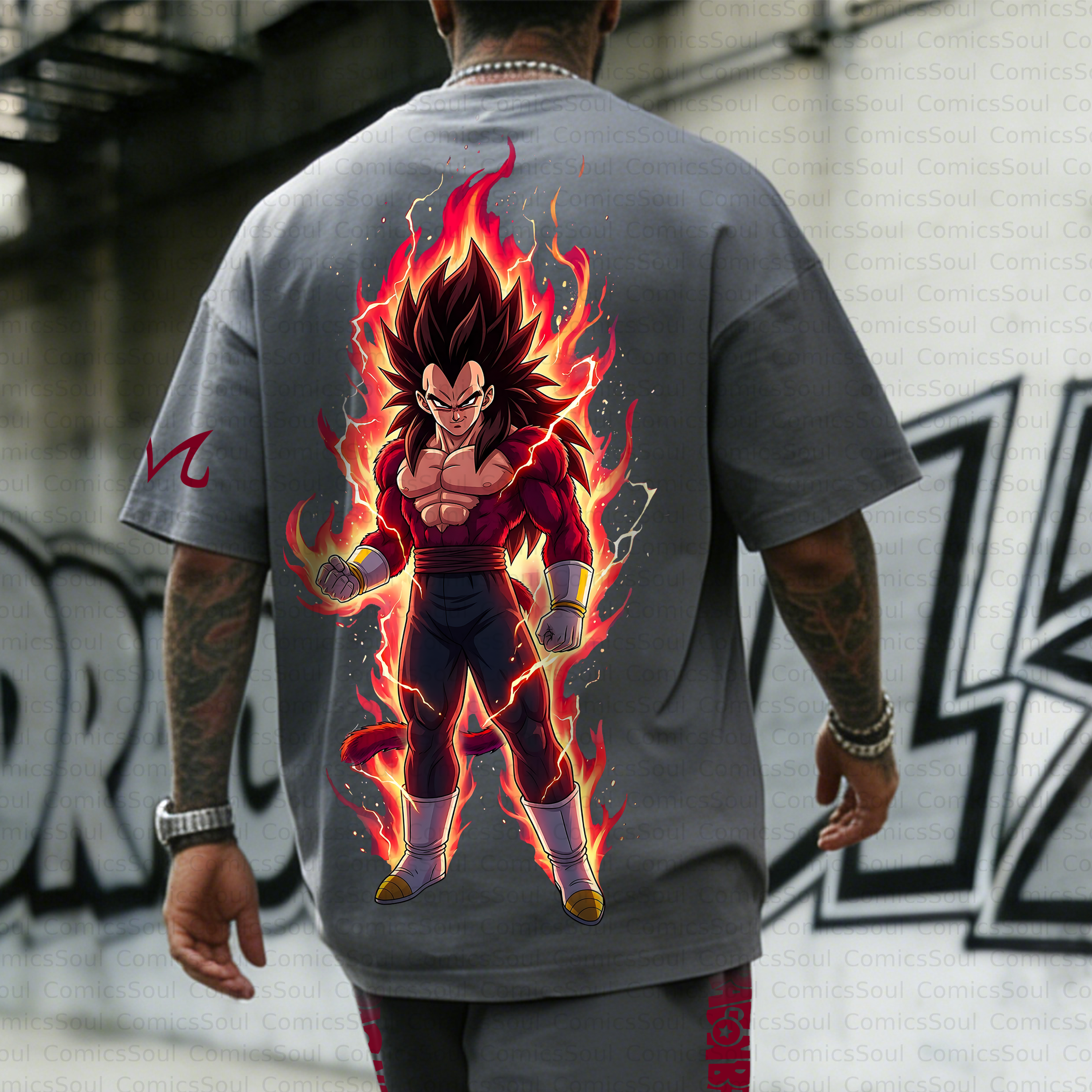 Unisex Anime Inspired Vintage T-Shirt