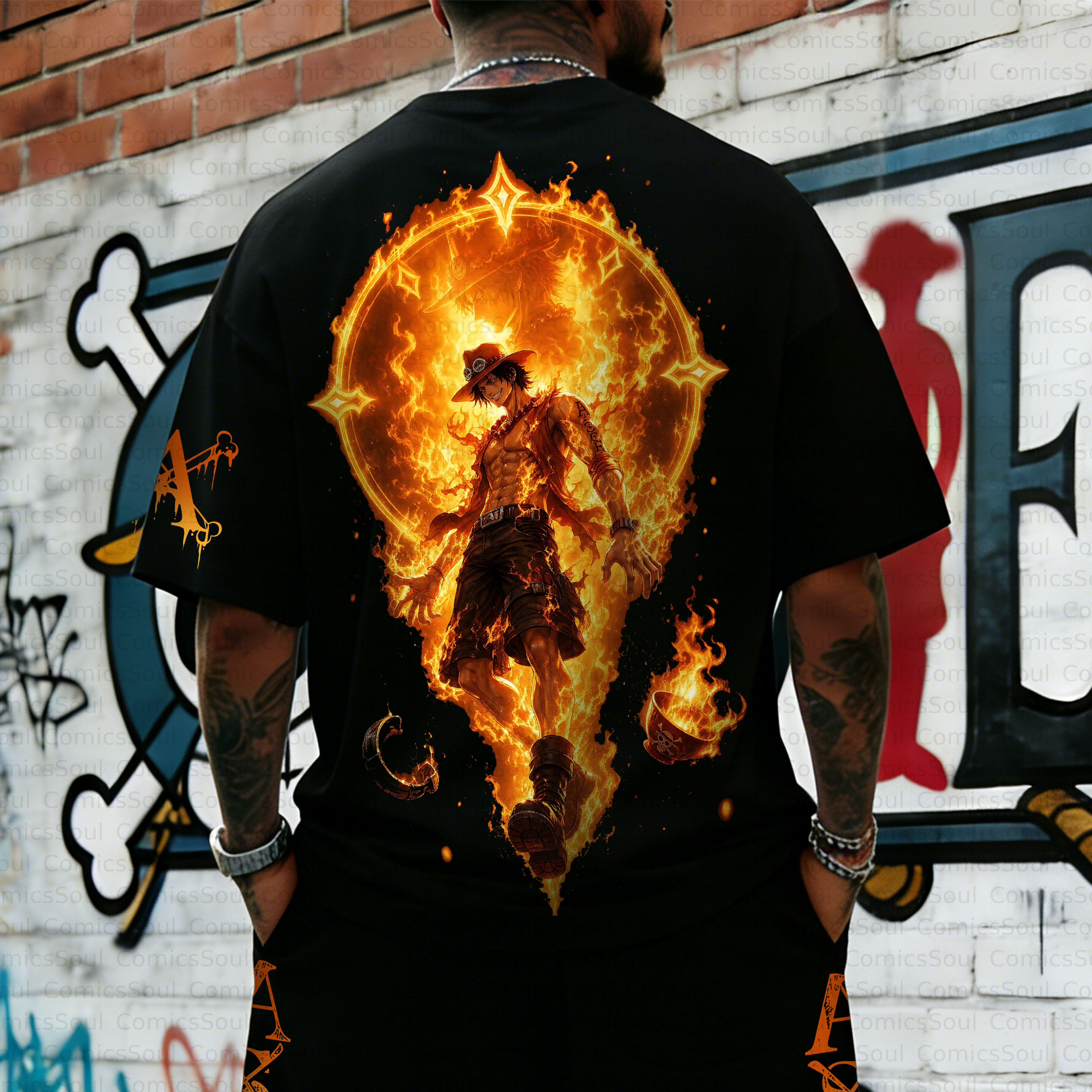 Unisex Anime Inspired Vintage T-Shirt