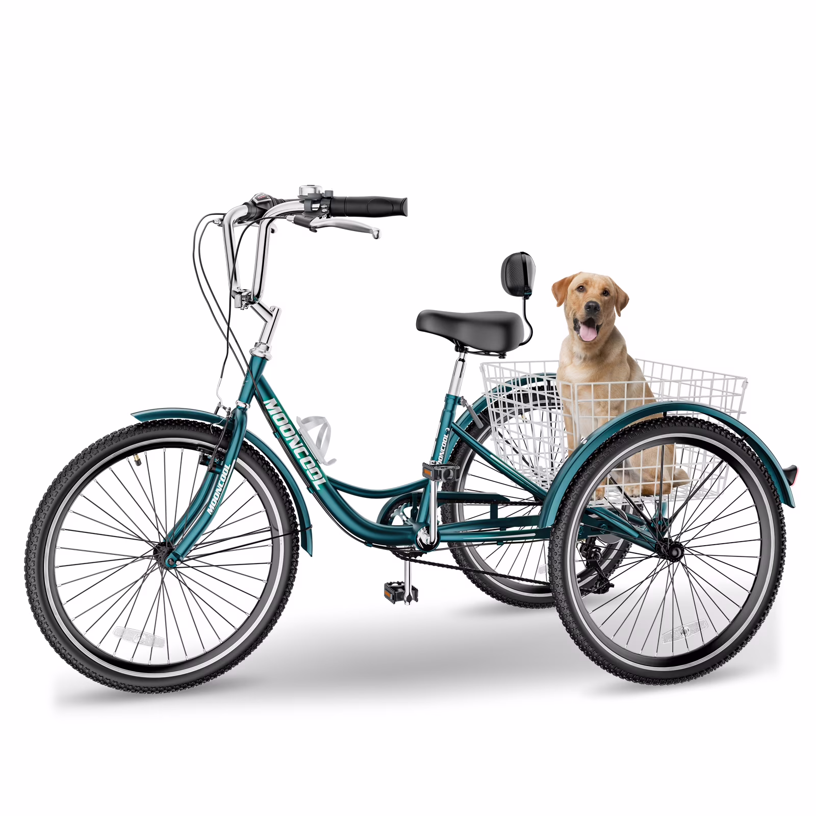 FICISOG 7 Speed Adult Tricycle for Women, 20/24/26 Inch Adult Trike with Basket, 3 Wheel Bikes for Adults Seniors, Cruise Trike for Shopping Picnic - Image 20